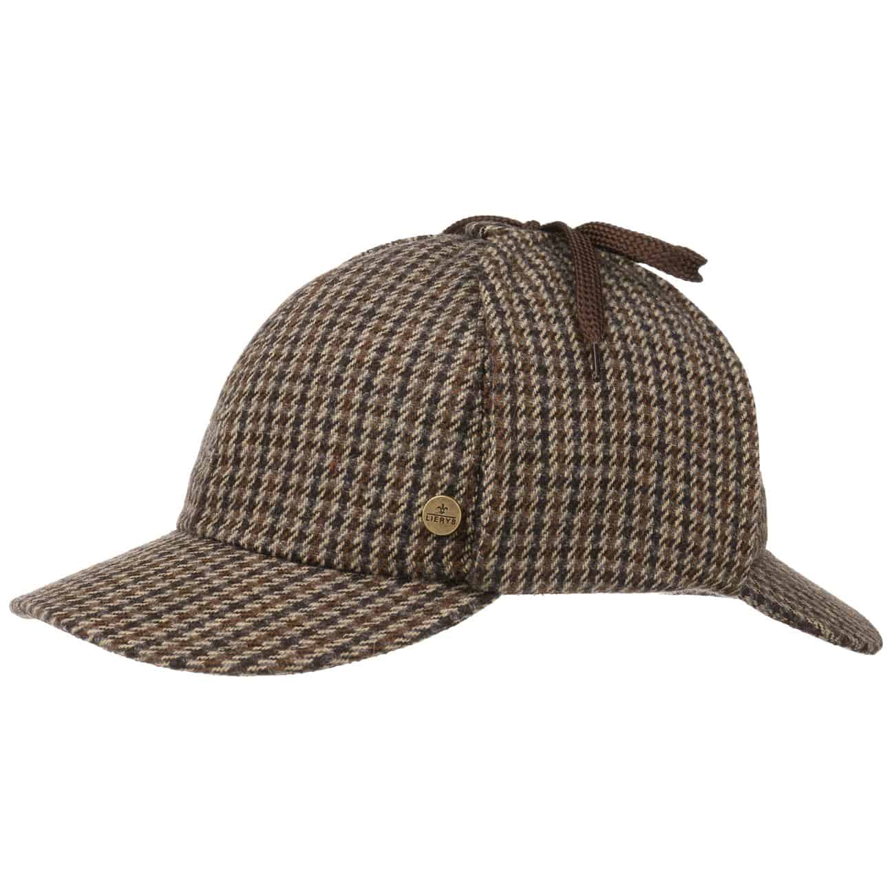 Chapeau Deerstalker Vintage - Taille 55, Couleur Marron, Occasion