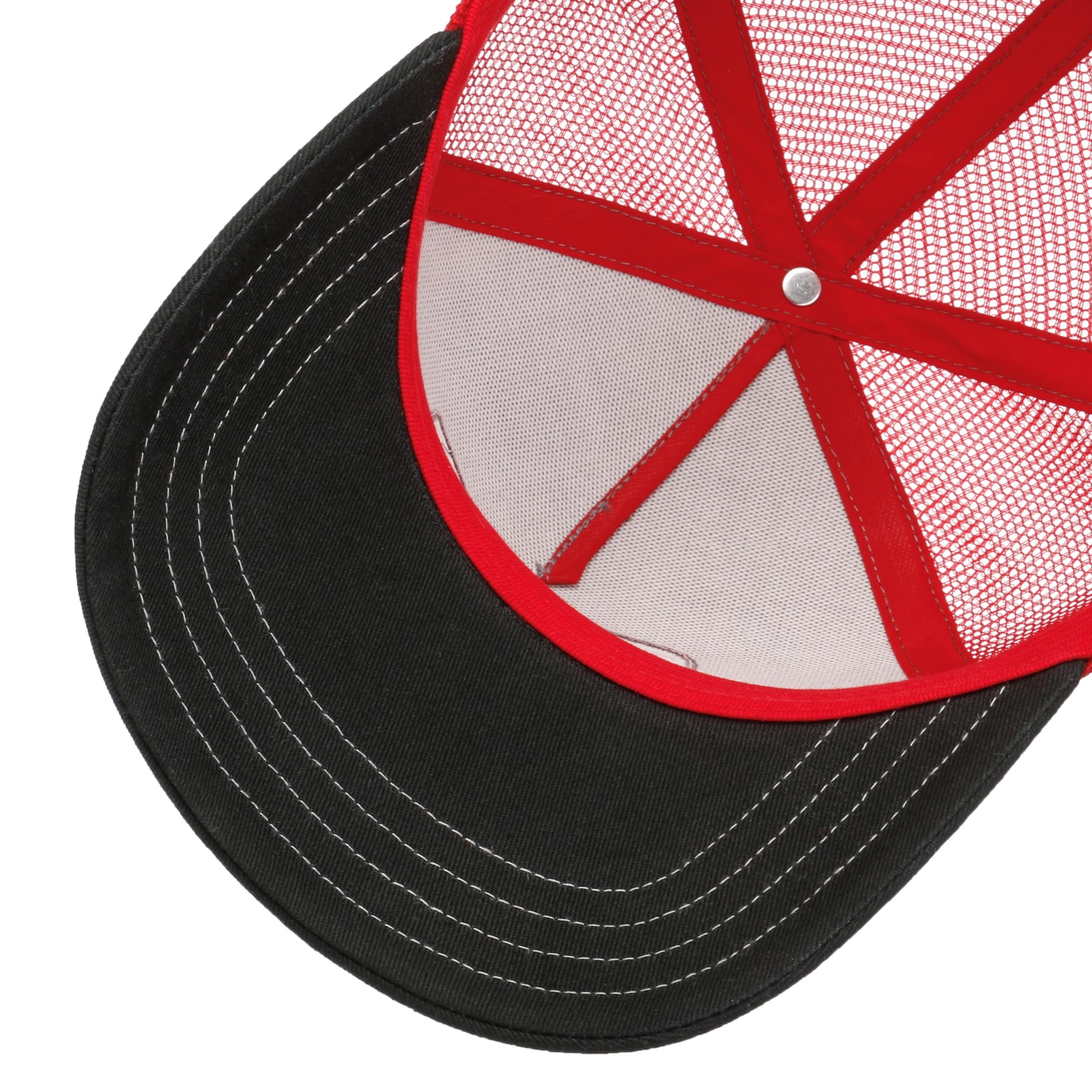 Casquette Trucker Stetson "Garage American Heritage" - Snapback Réglable, Visière, Mesh - Taille Unique (55-59 Cm)