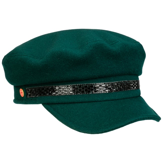 Casquette Gavroche Mayser - Laine Pure Avec Visière 4.5cm Pour Femme