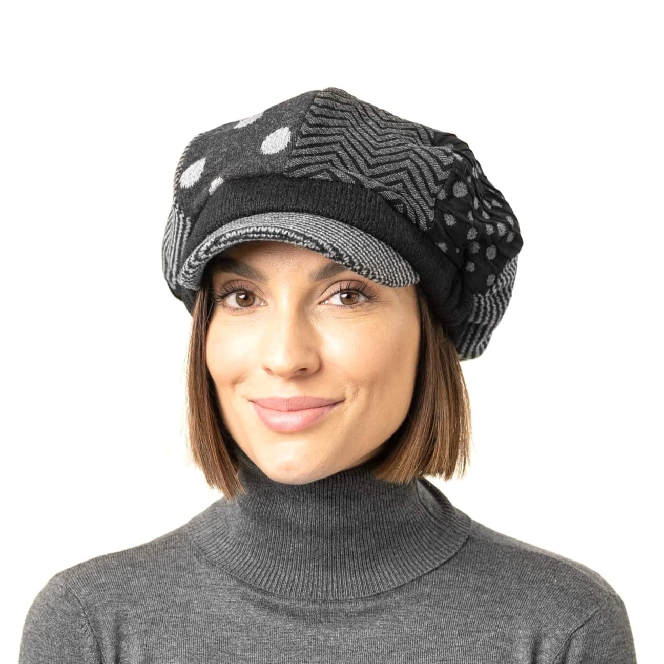 Lierys Casquette Gavroche Cosiella Patchwork Femme - Made In