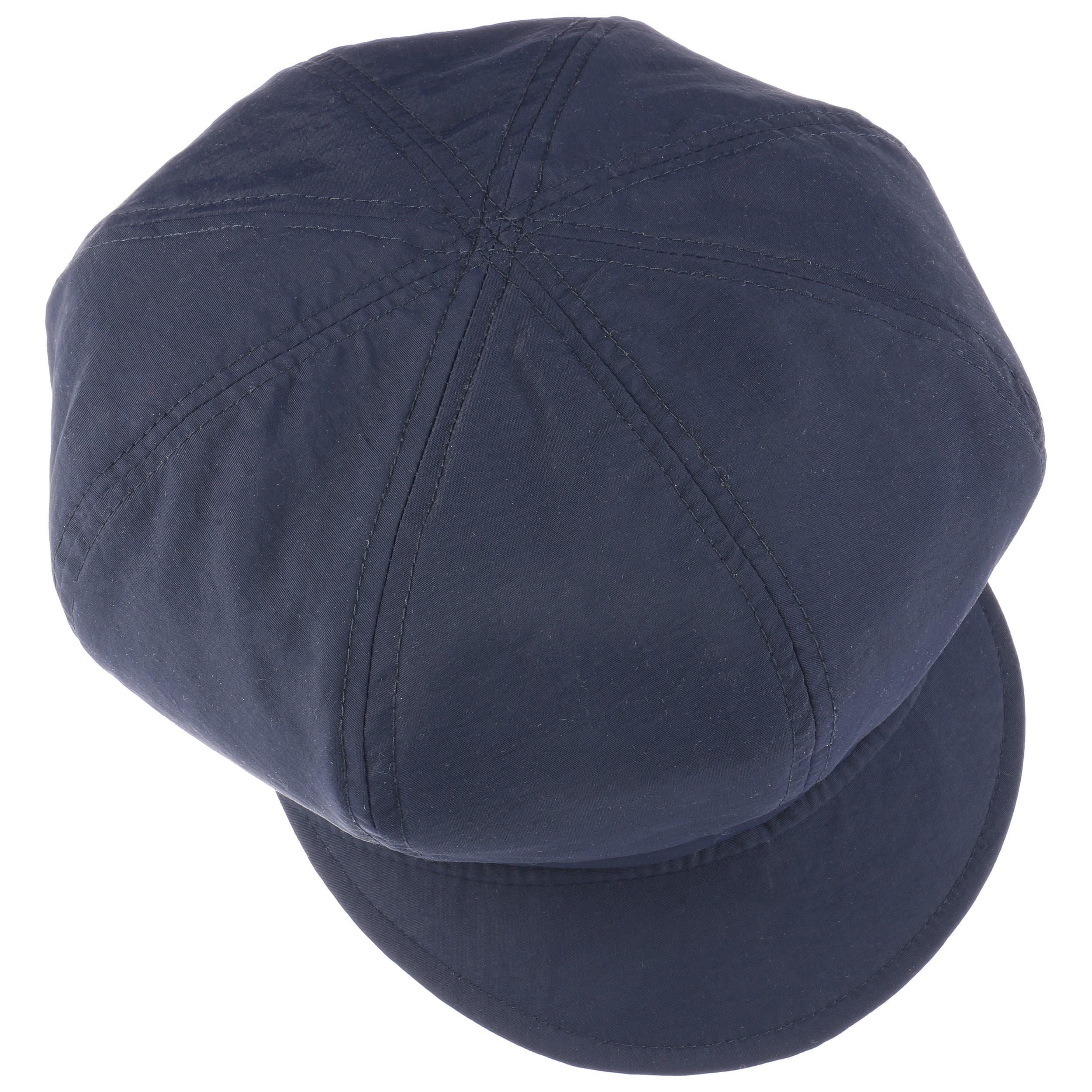 Casquette Gavroche En Cuir Seeberger - Style Baker Boy, Visière 5.5 Cm, Doublure Coton, Look élégant Vintage