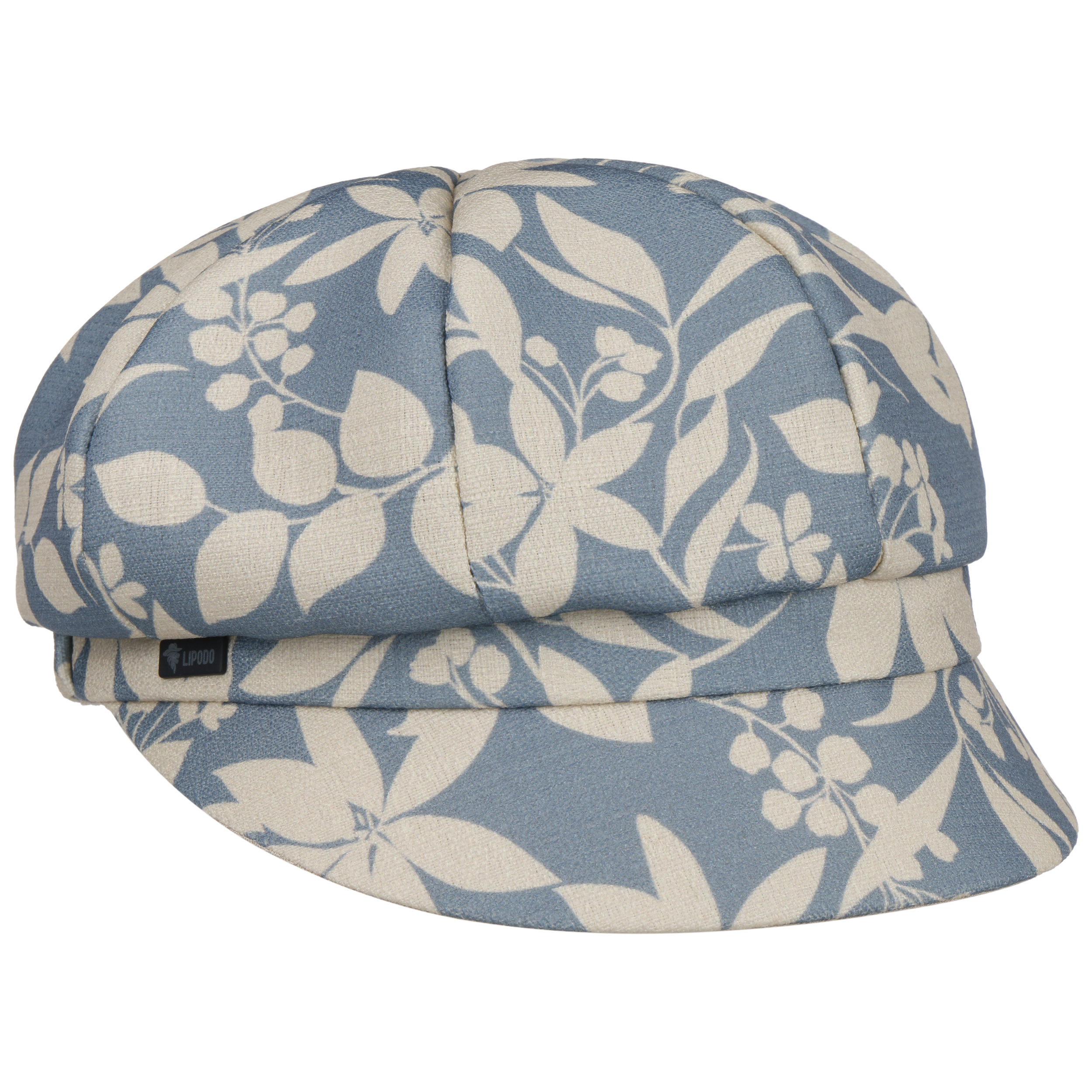 Casquette Gavroche Lipodo Fleurs - Lin Et Viscose - Femme