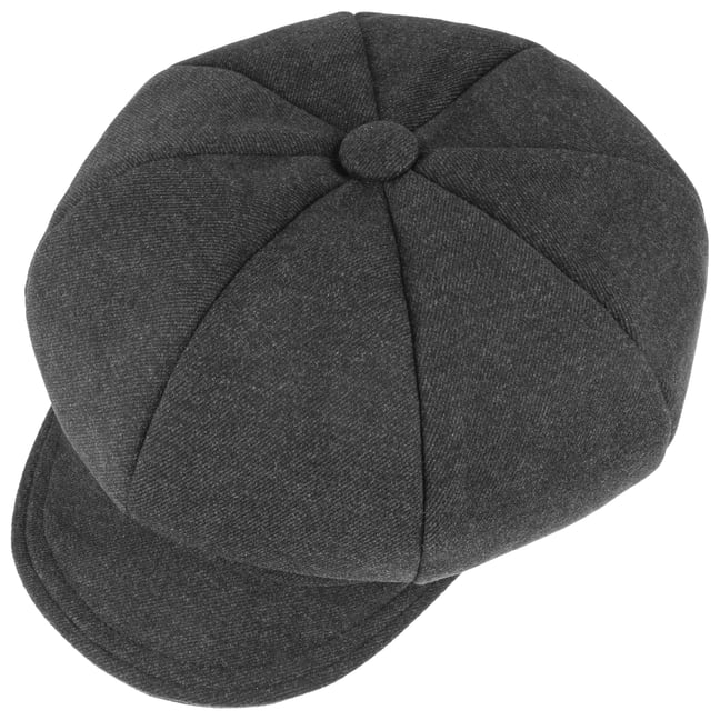 Casquette Gavroche Lipodo Femme Allover Leaves - Baker Boy Avec Visière, Printemps-Été