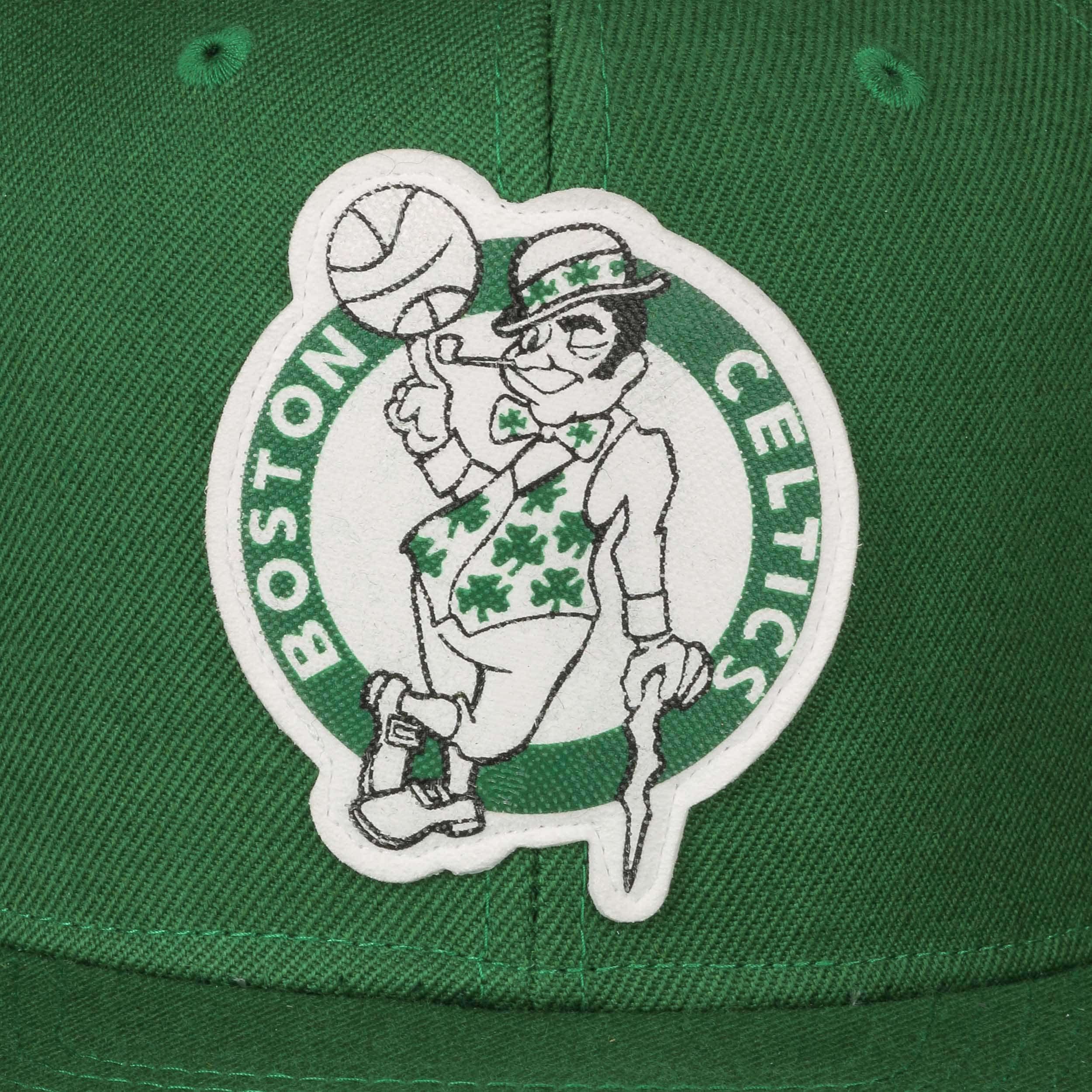 Casquette plate noire et verte ajustée 59FIFTY Statement Boston Celtics NBA New Era