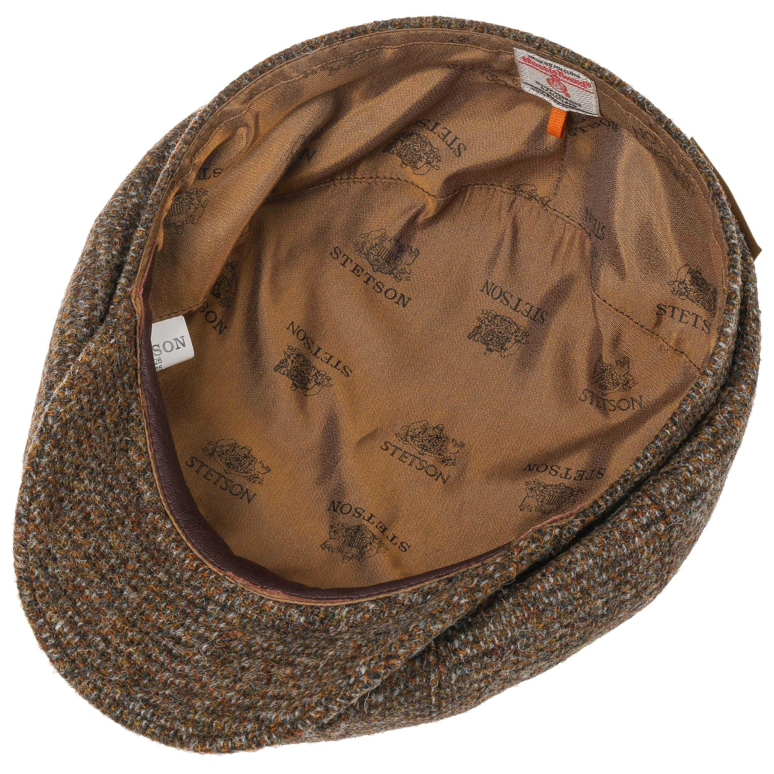 Casquette Plate Harris Tweed Marron Taille 56 (tour De Tête S) - Occasion, Style Vintage