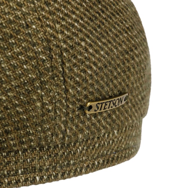 Casquette Plate Stetson Hatteras Pour Homme - Lin Et Coton, Visière, Doublure, Fabriquée En UE