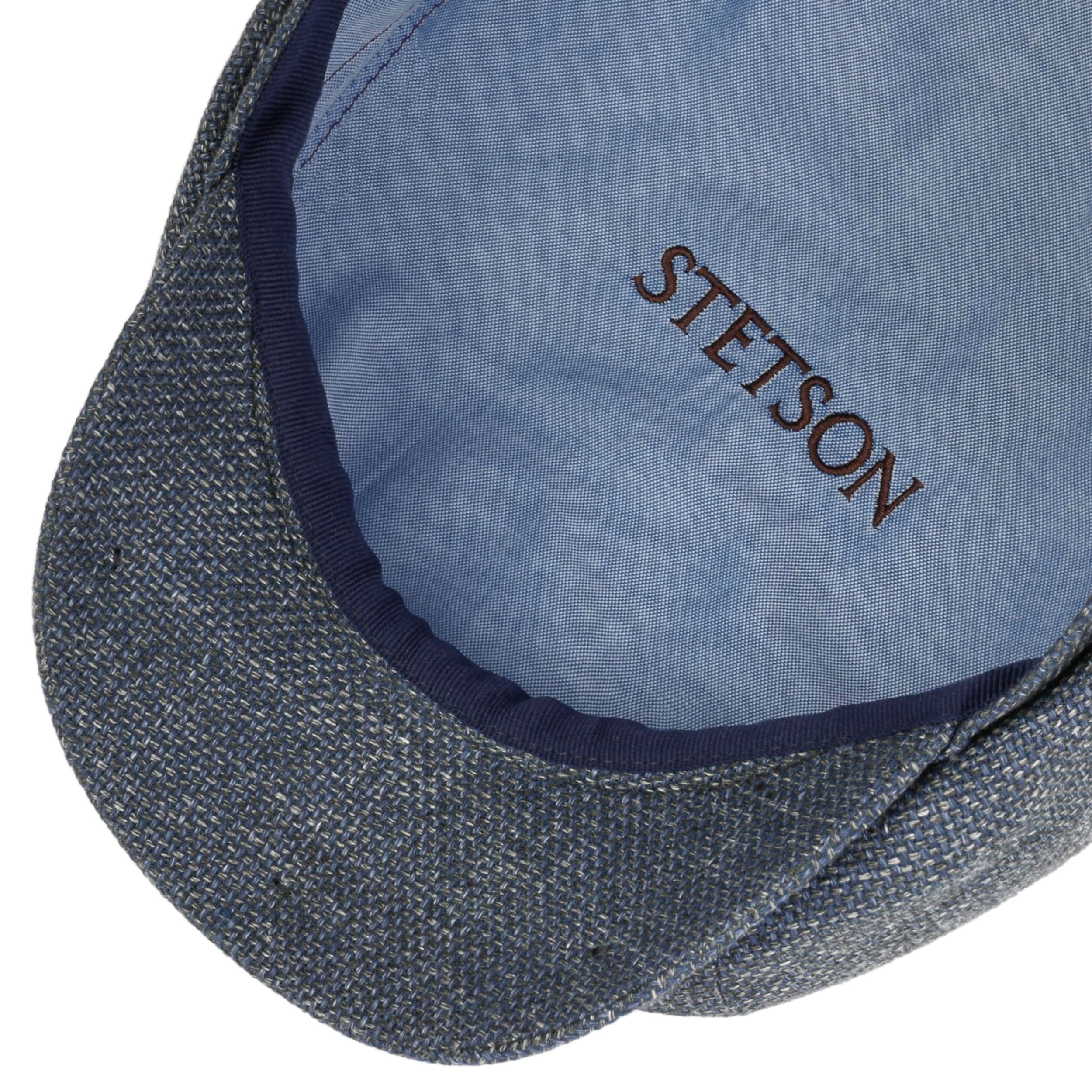 Casquette Plate En Lin Stetson Hatteras Classic - Visière 6cm, Doublure Coton, Unisexe - Made In EU, Style Gavroche
