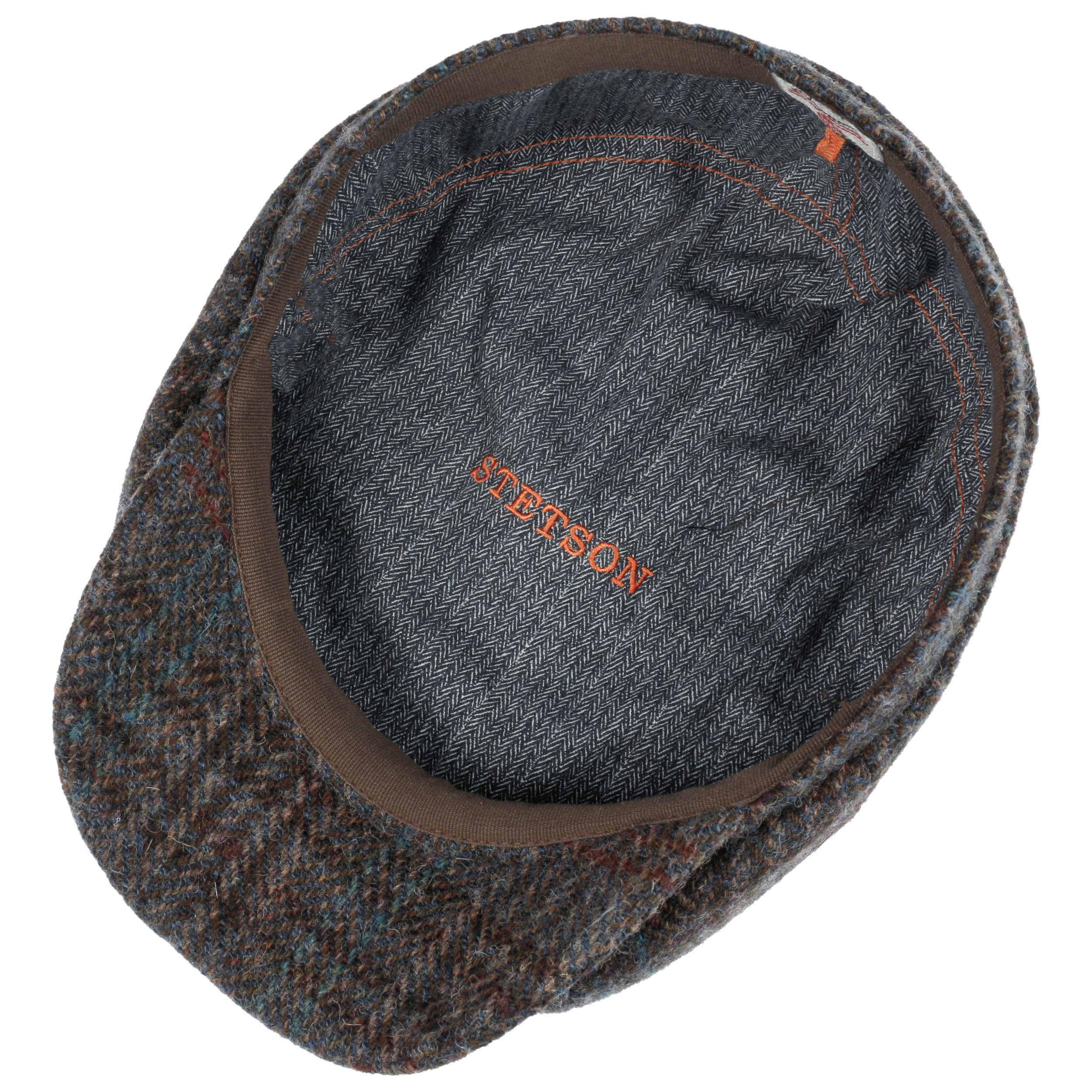 Casquette Hatteras Undyed Harris Tweed