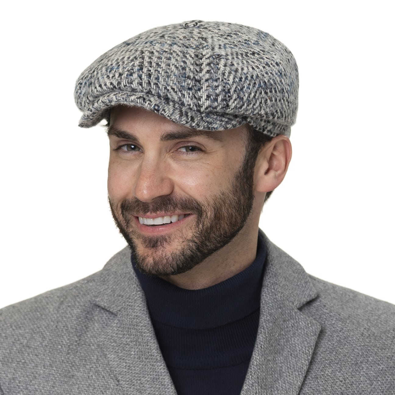 Casquette Hatteras Virgin Wool Check By Stetson - 129,00