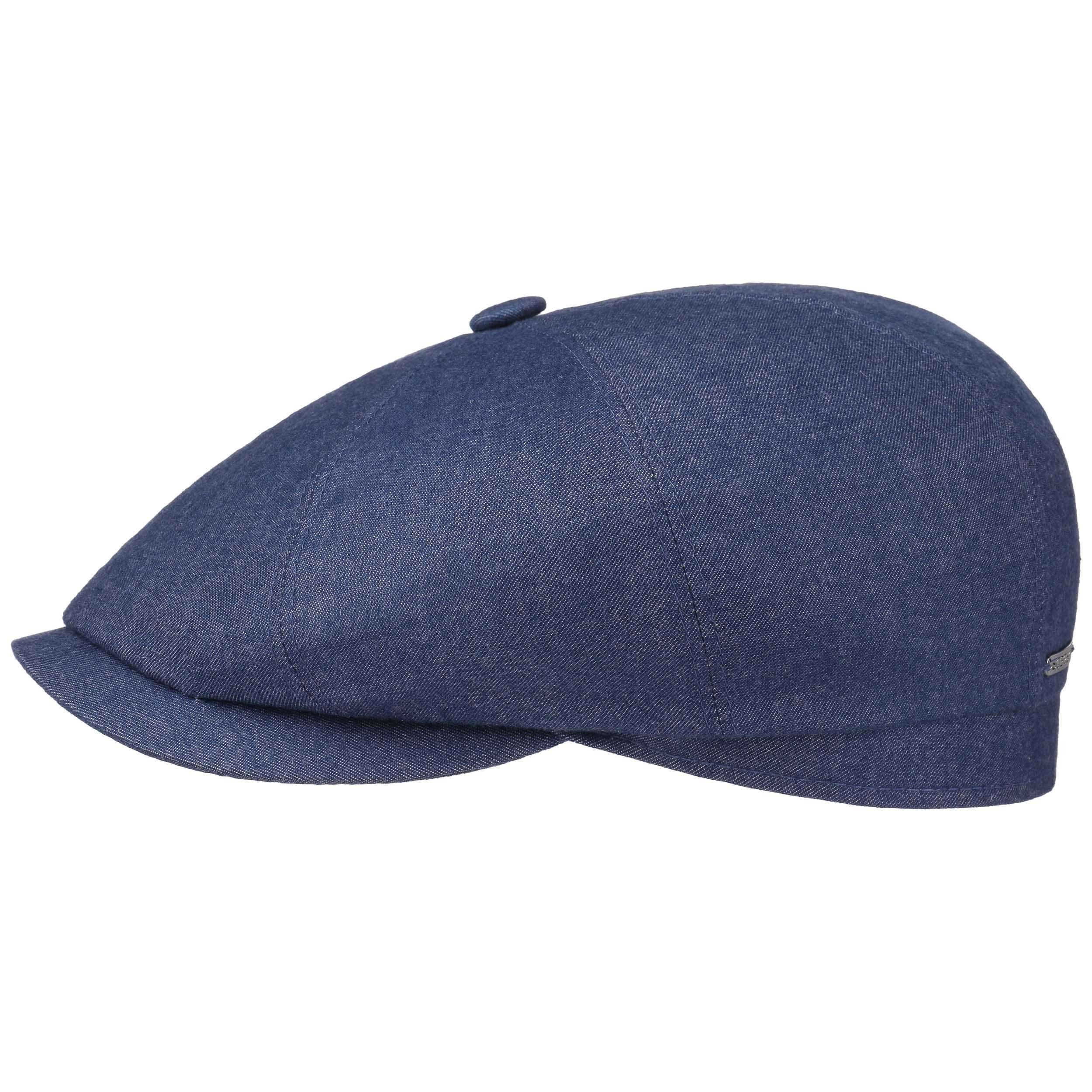 Chapeau Stetson Homme STETSON Casquette Hatteras Femme/Homme - Made In The EU Pour L'hiver Type Gavroche Avec Visière, Doublure Hiver Automne-Hiver - 60 Cm Noir Casquette Hiver Femme
