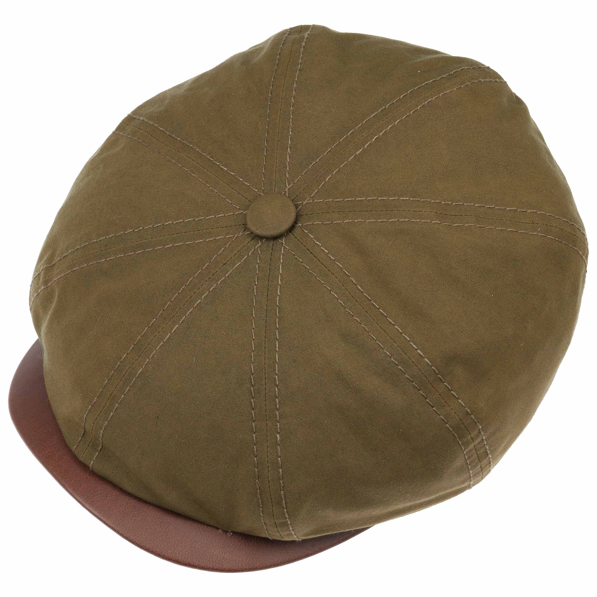 Casquette Stetson Hatteras En Coton Ciré - Imperméable, Doublée, Visière 6 Cm, Style Gavroche