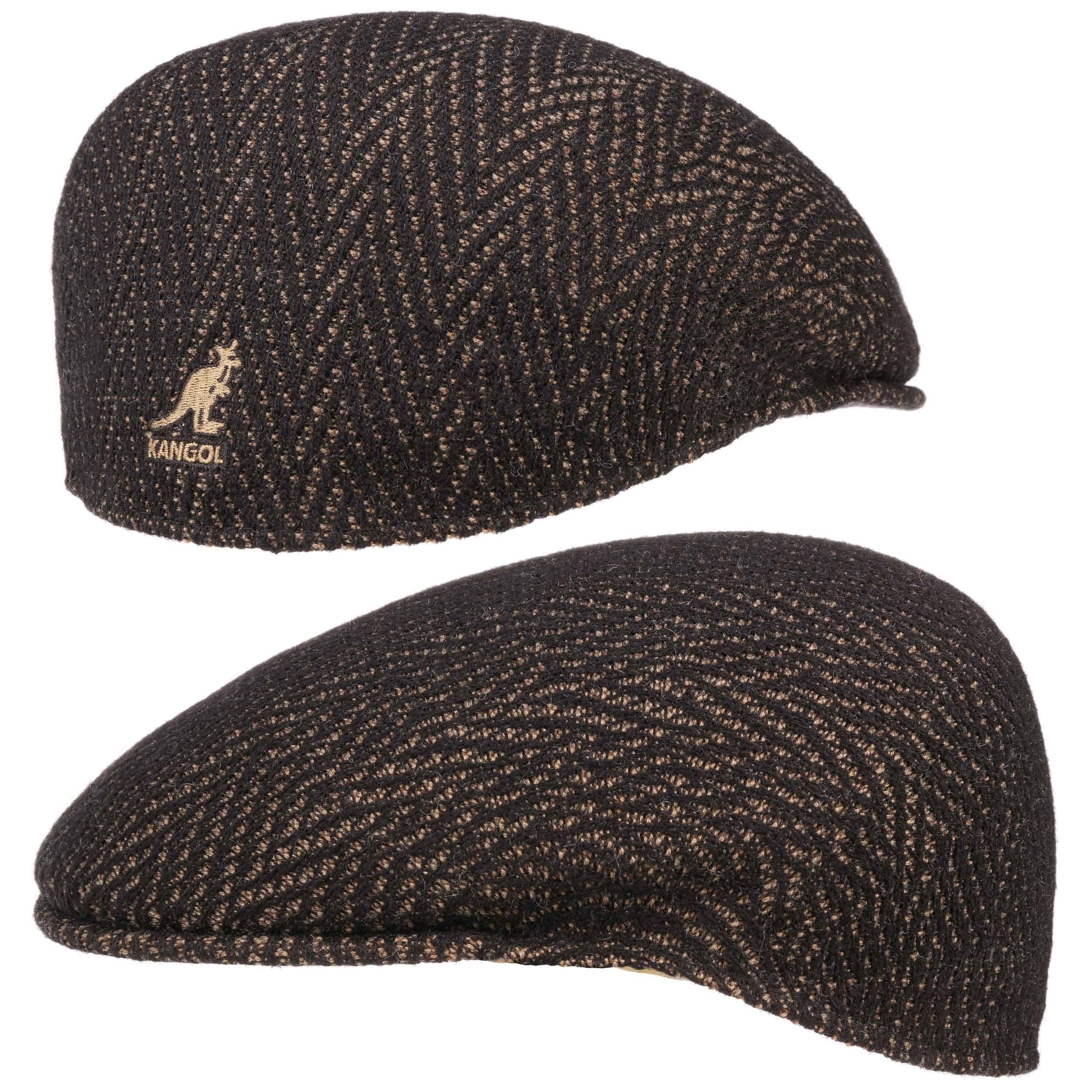 Casquette Kangol 504 Flexfit - Newsie / Gatsby Pour Homme | Laine & Acrylique, Visière Courte | Style Vintage Rétro