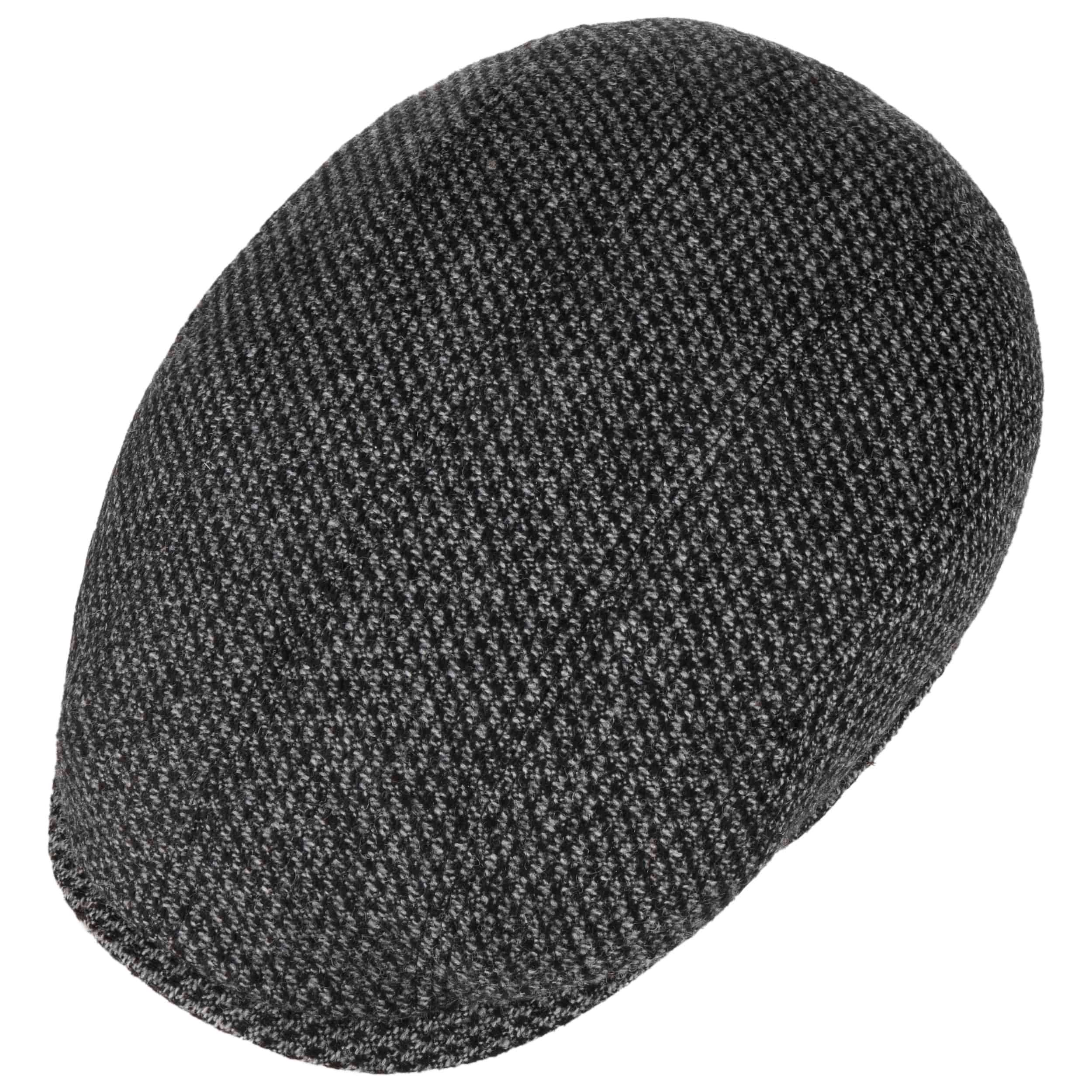 Casquette Plate Stetson En Laine - Motif Moucheté Multicolore - Fabriquée En UE - Doublure Coton - Pour Automne/Hiver