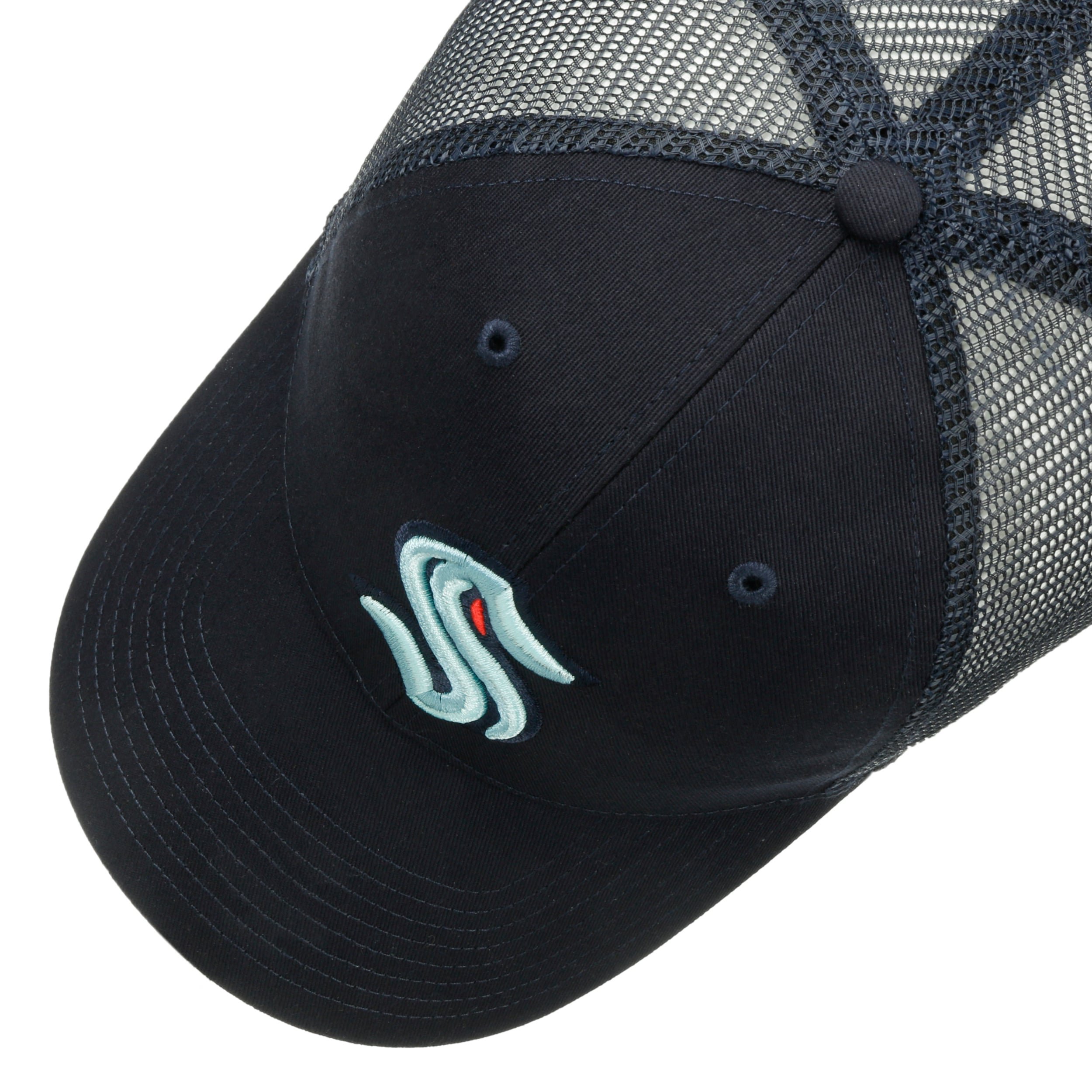 Casquette Seattle Kraken Branson MVP Navy Trucker - 47 Brand