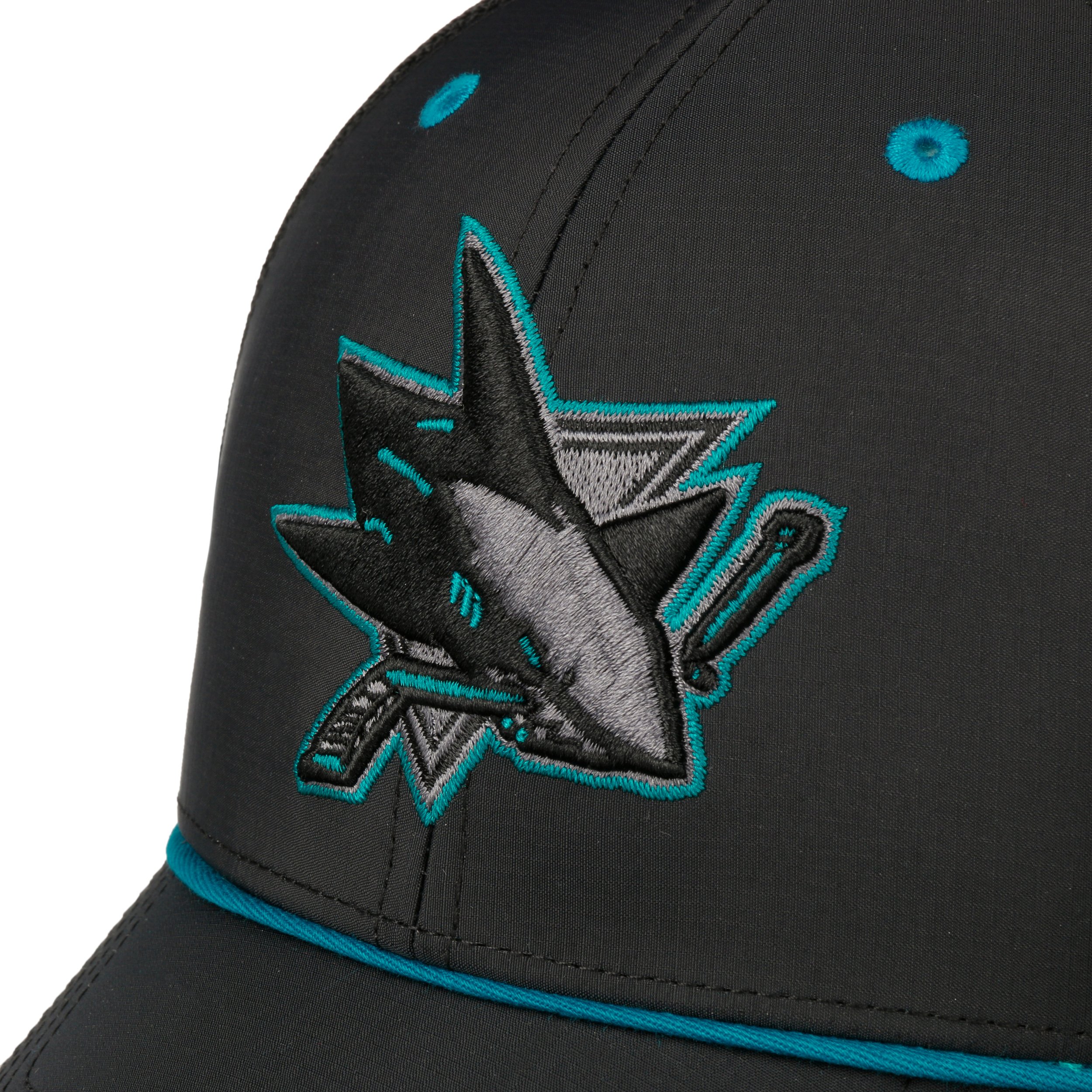 Casquette Snapback San Jose Sharks – '47 Brand, Camouflage Et Maille Noire (LNH)