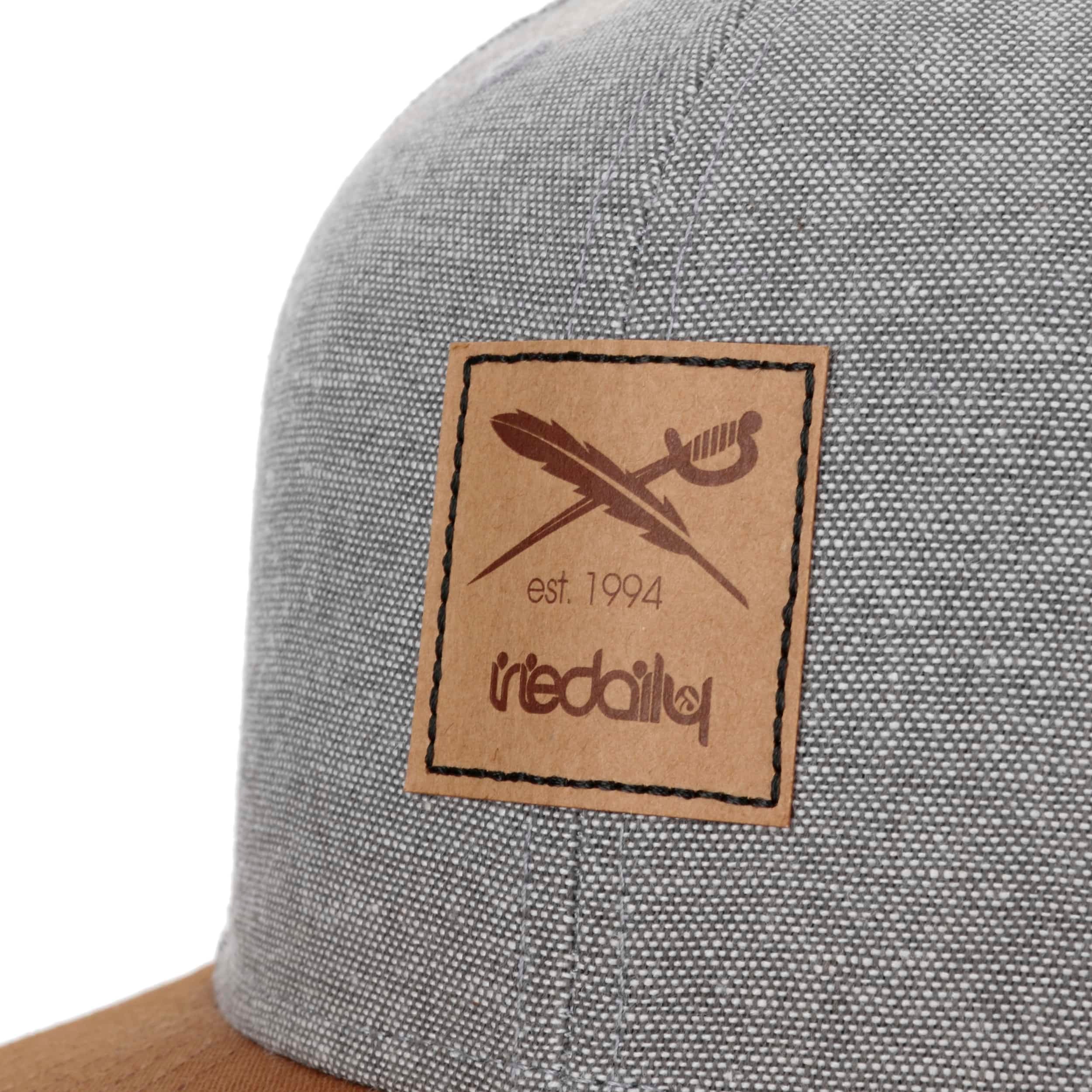Casquette Simms Snapback Homme - Gris, Maille Légère, Réglable, Logo Patch, Pêche