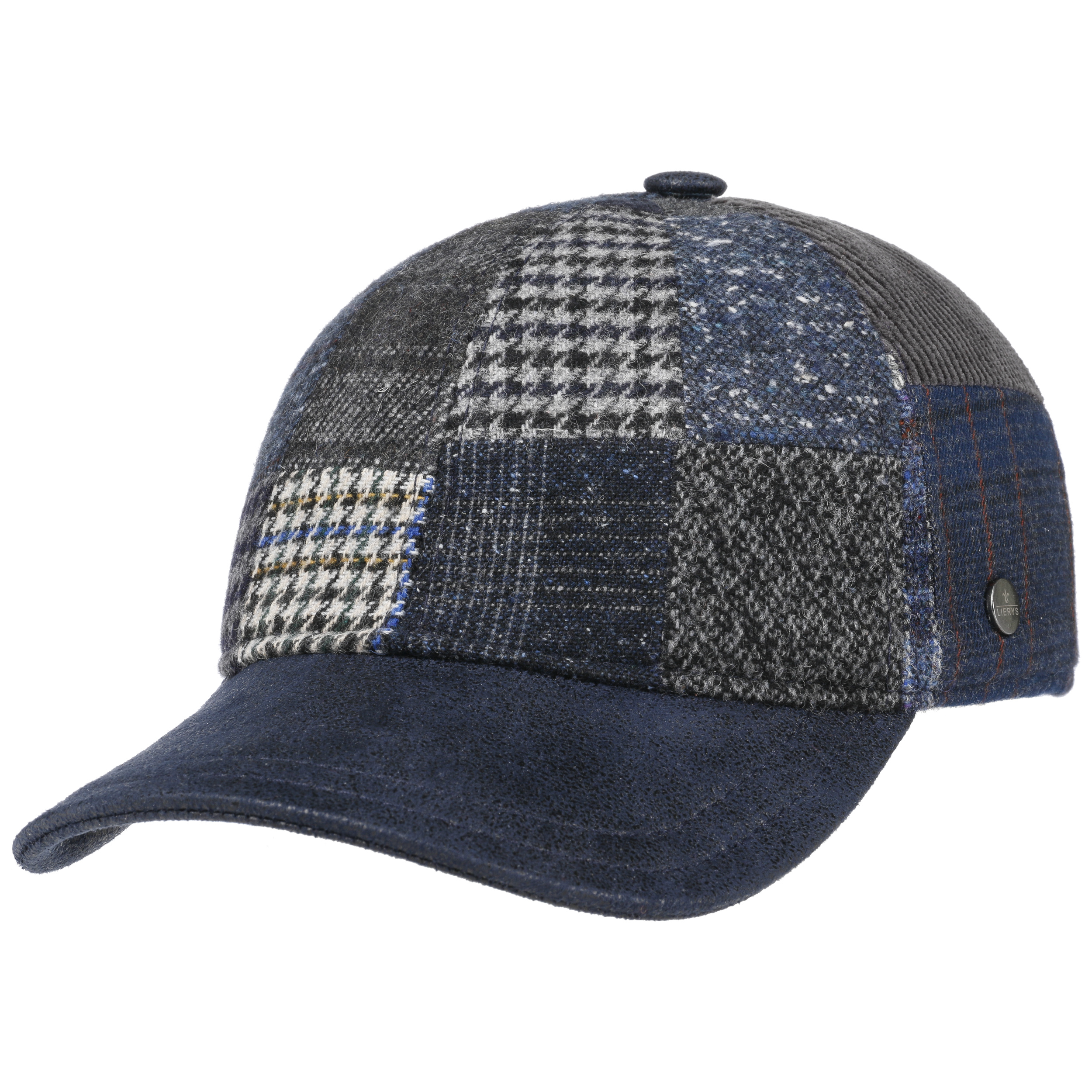 Casquette Patchwork Wool Curved by Lierys - 59,95 €