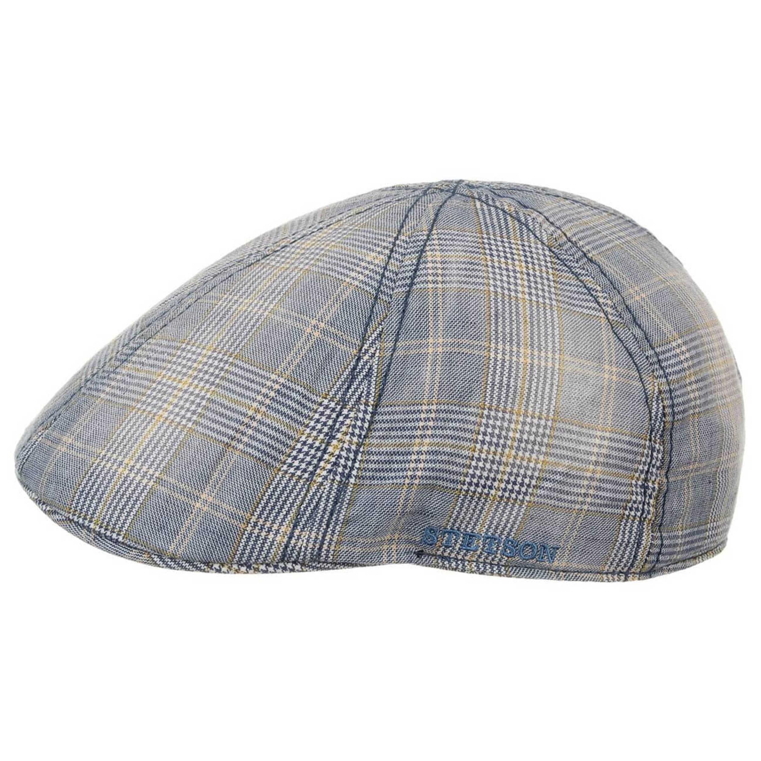 Casquette Plate Stetson Texas Fine Herringbone – Laine & Doublure Coton – Made In EU – Gavroche Automne-Hiver