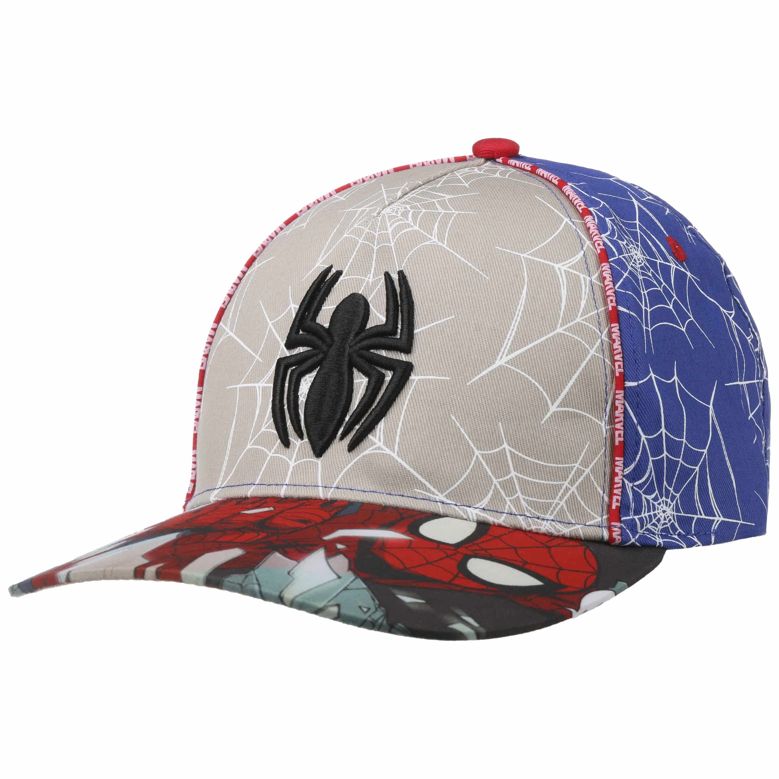 Marvel Bonnet Spiderman Et Gants Hiver Enfant - Set Rouge Taille Unique - Chapeau Et Gants Spider-Man