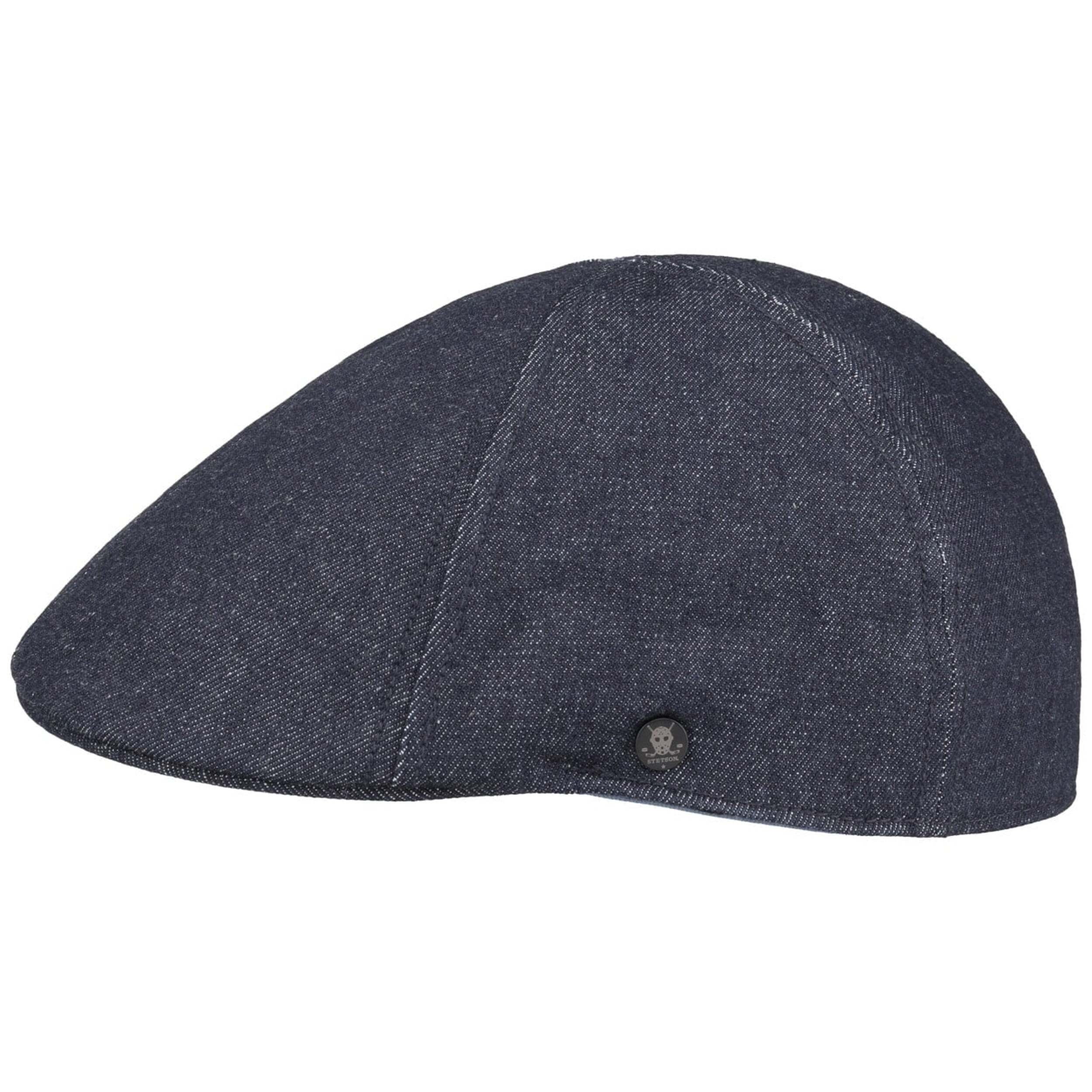 STETSON Casquette Texas Pure Denim Gavroche – 100% Coton Durable Made In EU Printemps-Été
