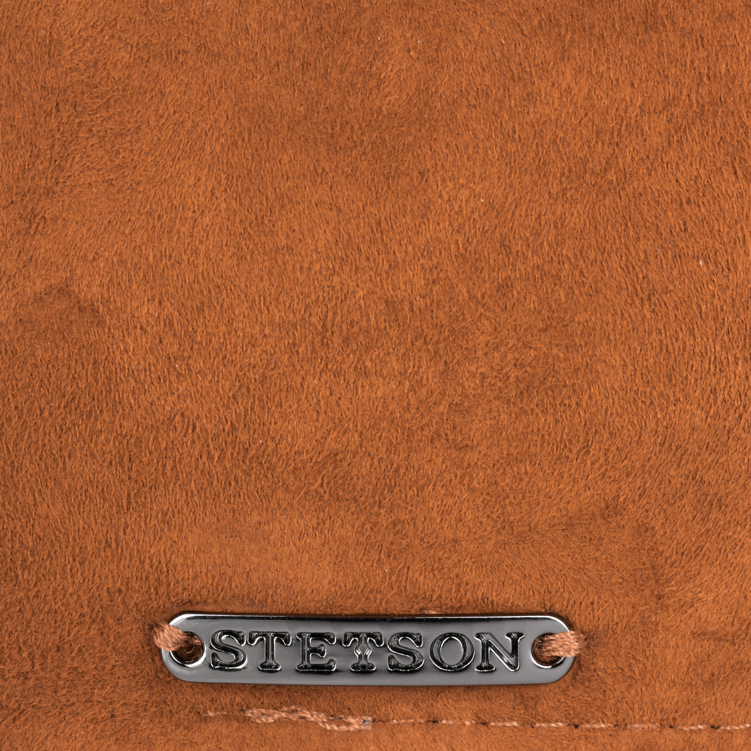 Stetson Casquette Oily Goat Suede Femme/Homme - En Cuir De Baseball Boucle Métal, Avec Visière Hiver Printemps-été - Taille Unique Marron