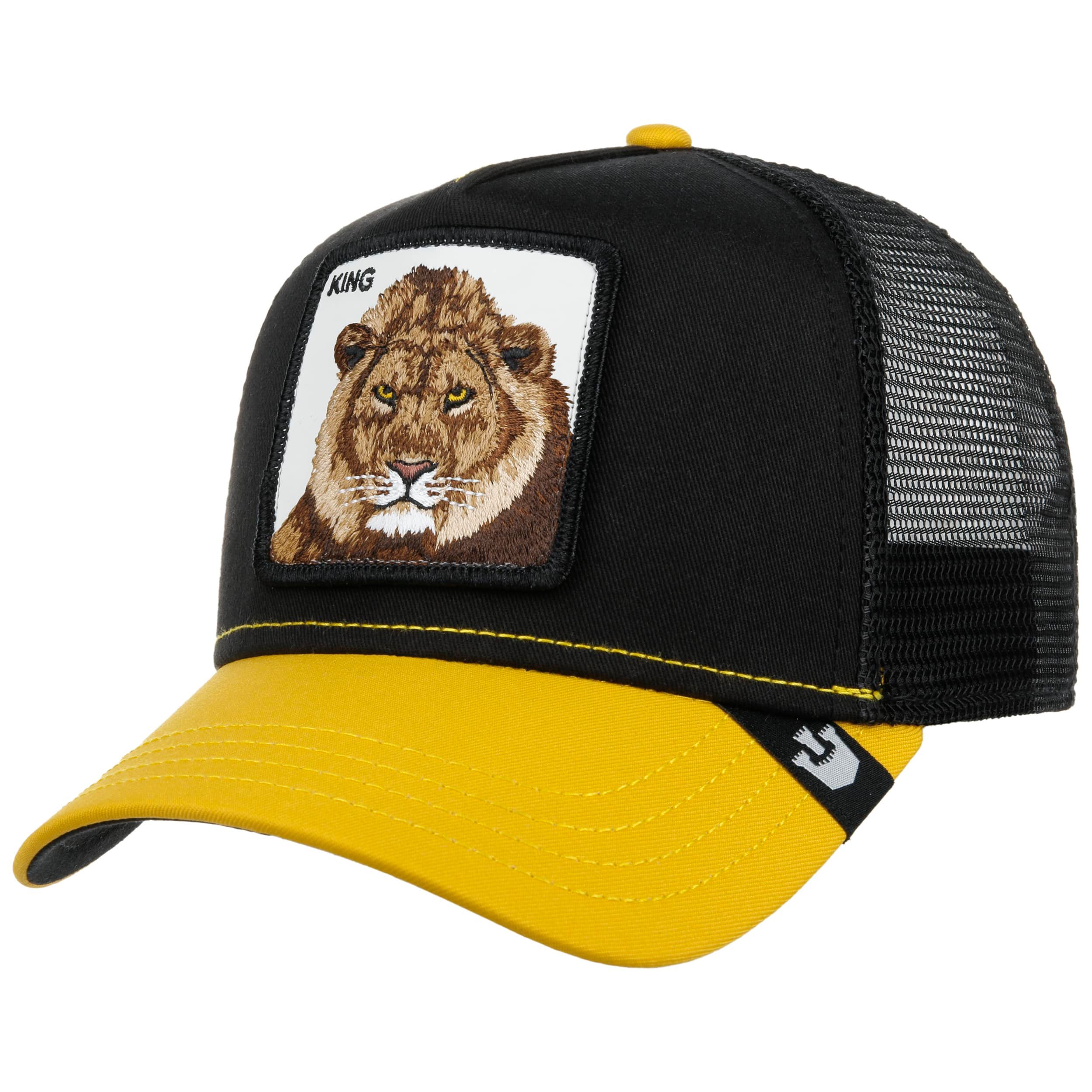 Casquette Baseball NY Lion Jaune Et Bleue - Taille Unique Adulte Unisexe - Neuf Avec étiquettes, Design Original