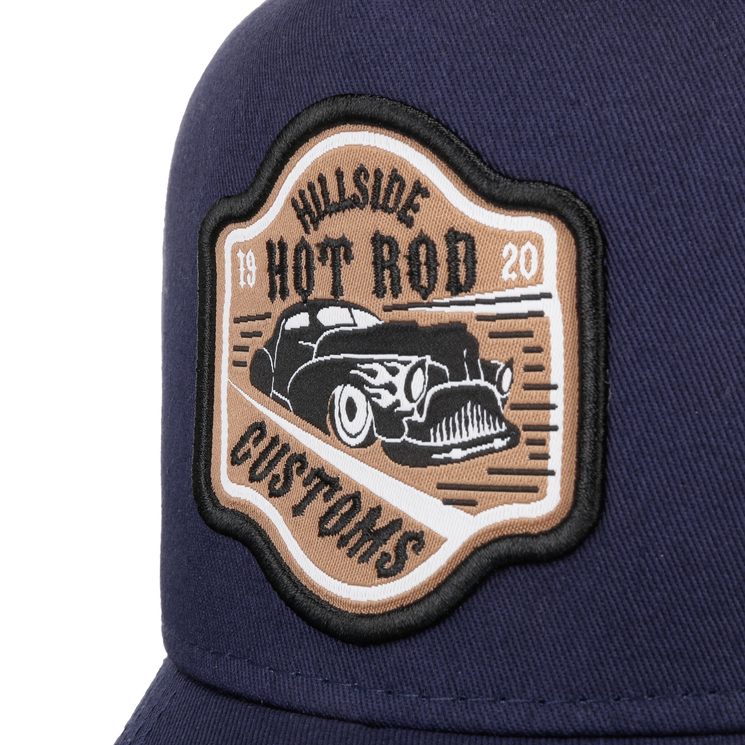 Stetson Casquette Trucker Riding Hot Rod Homme Femme - Snapback Baseball Mesh Vintage Avec Visière, Style Printemps Été