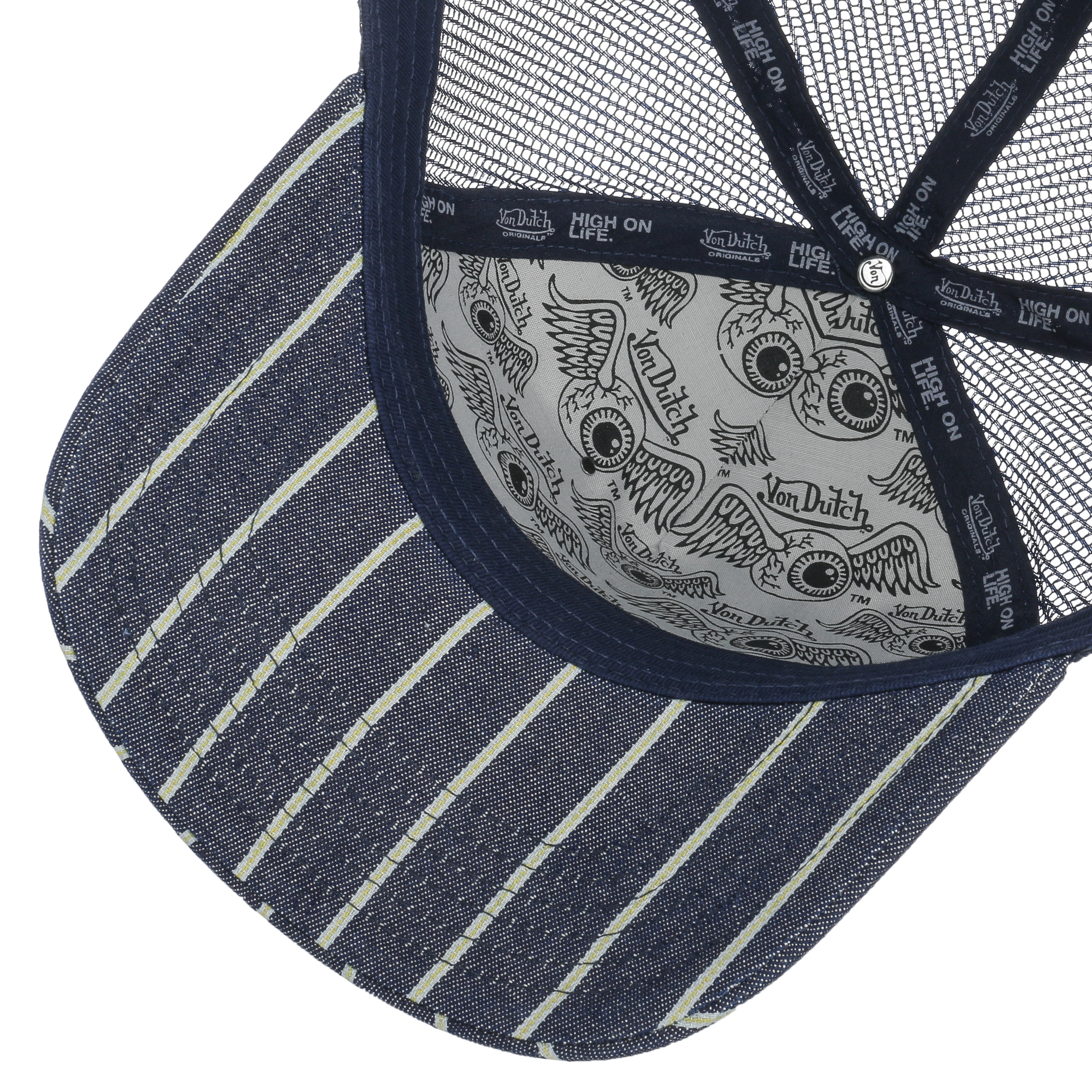 Casquette Trucker Denim Stripes by Von Dutch --> Chapeaux, casquettes &  bonnets en ligne ▷ Chapeaushop