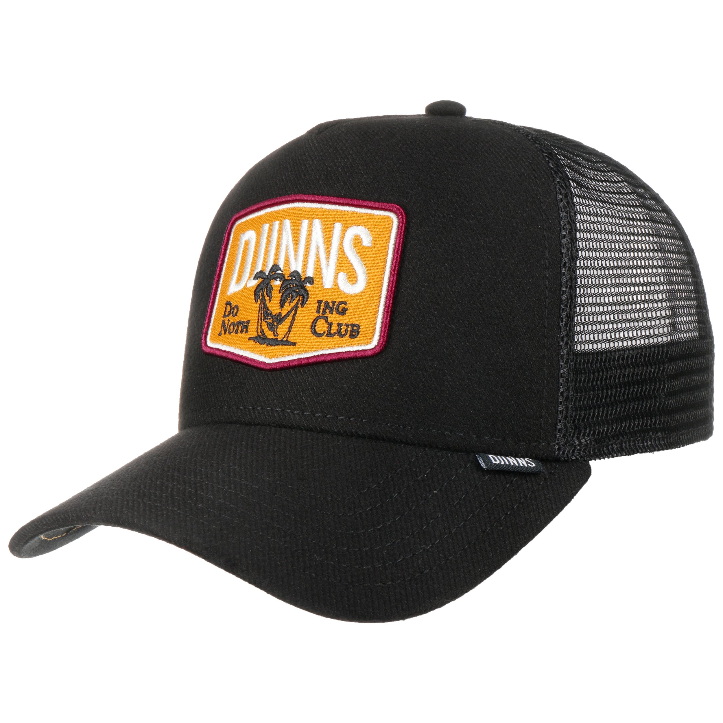 Gorra trucker negra Do Nothing Club HFT DNC Sloth de Djinns Gorra trucker negra Do Nothing Club HFT DNC Sloth de Djinns