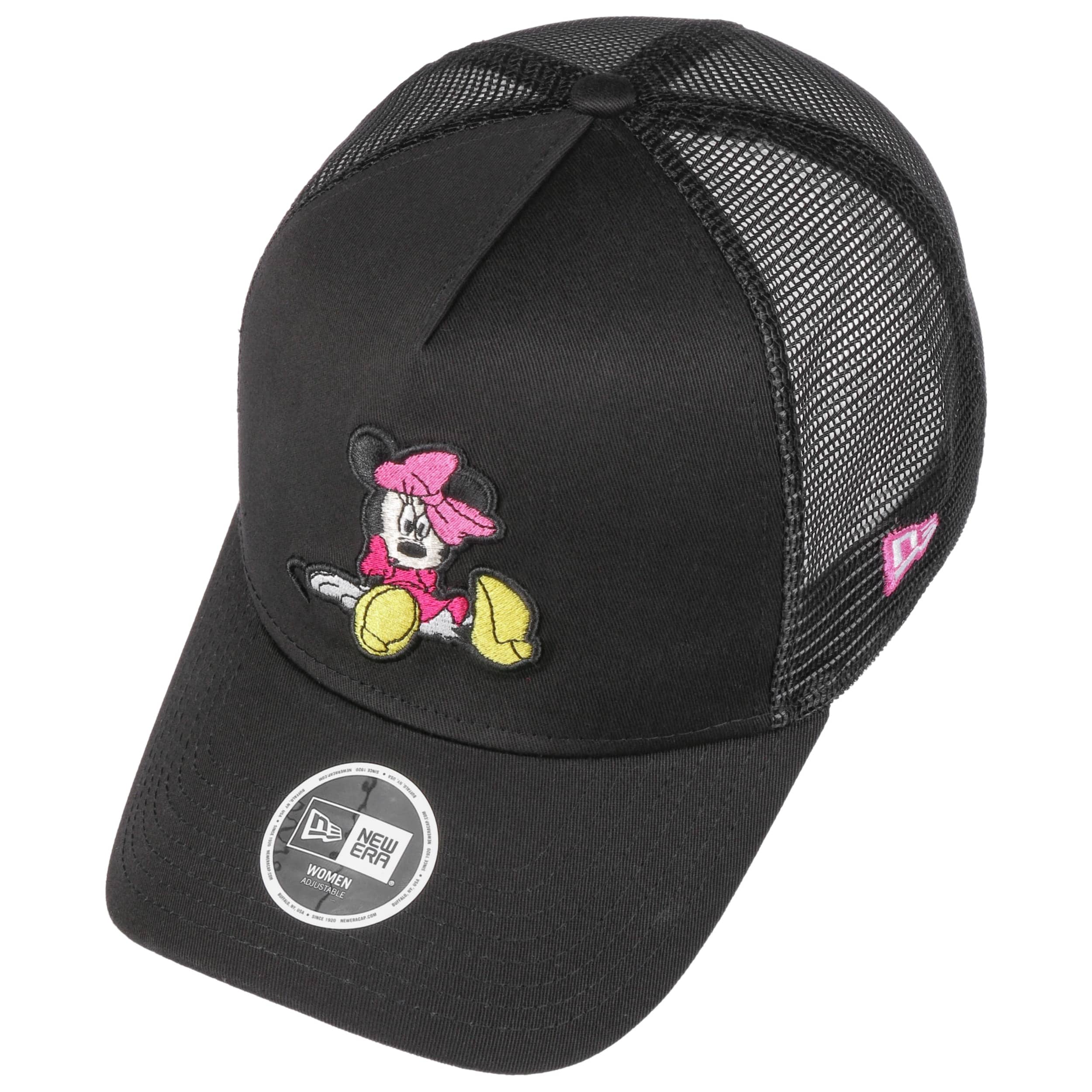 DISNEY Noir Courbé Pic Trucker Hat 9 S Nouveau Débardeur ERA Minnie Mouse Casquette de baseball