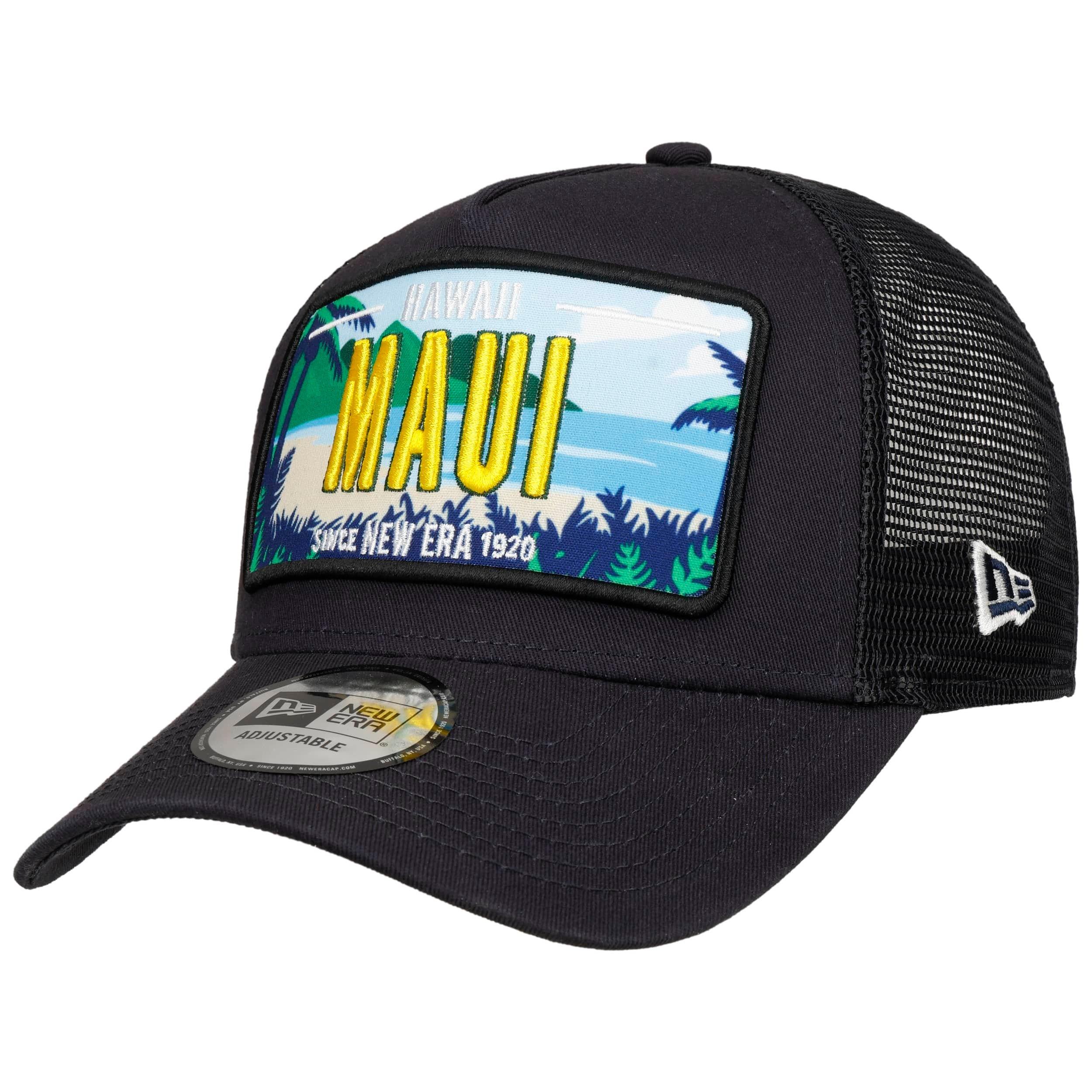 Casquette hawaïenne vintage snapback camionneur maille couvre
