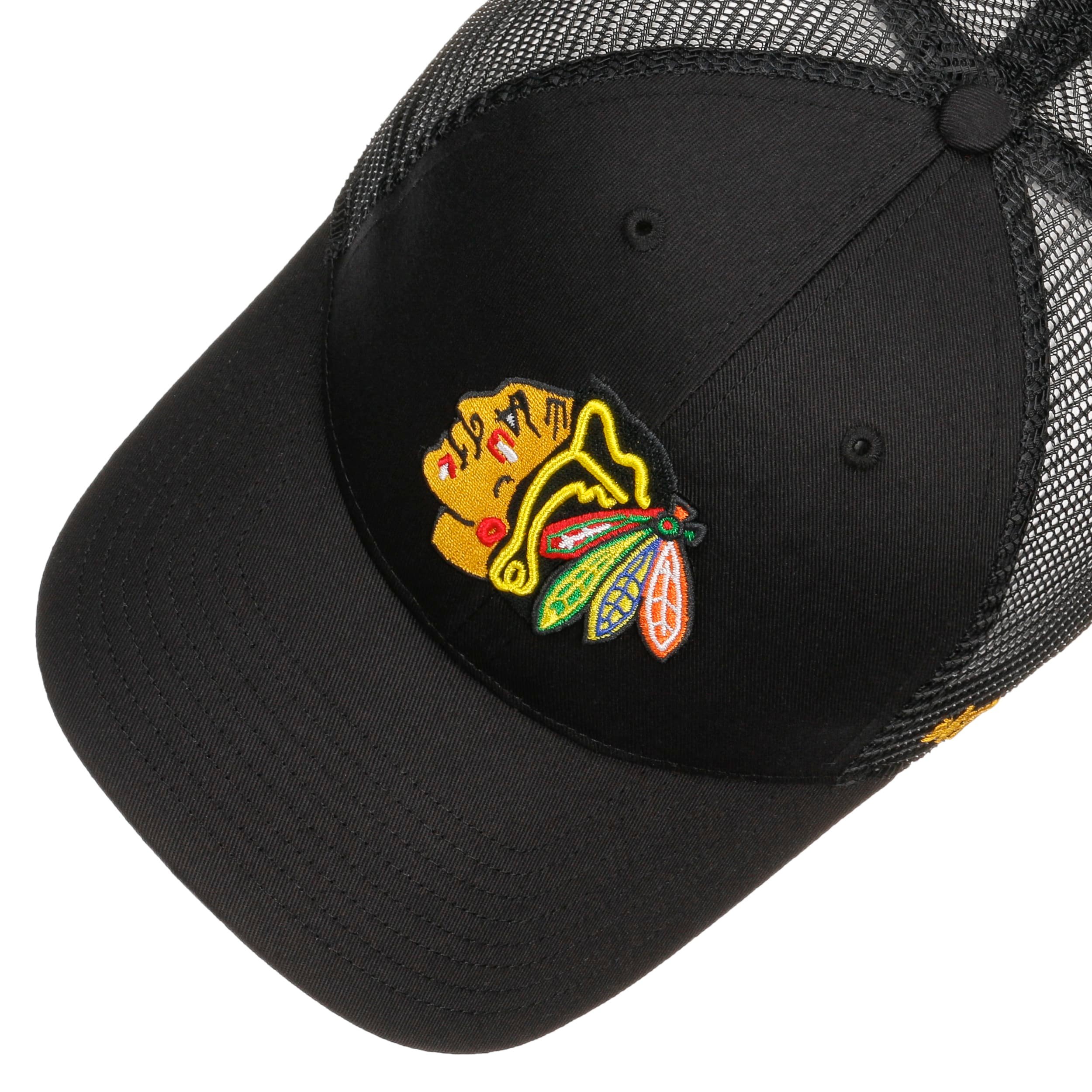 Casquette Chicago Blackhawks – Homme – Coton – Fermeture Réglable – Lavage Main