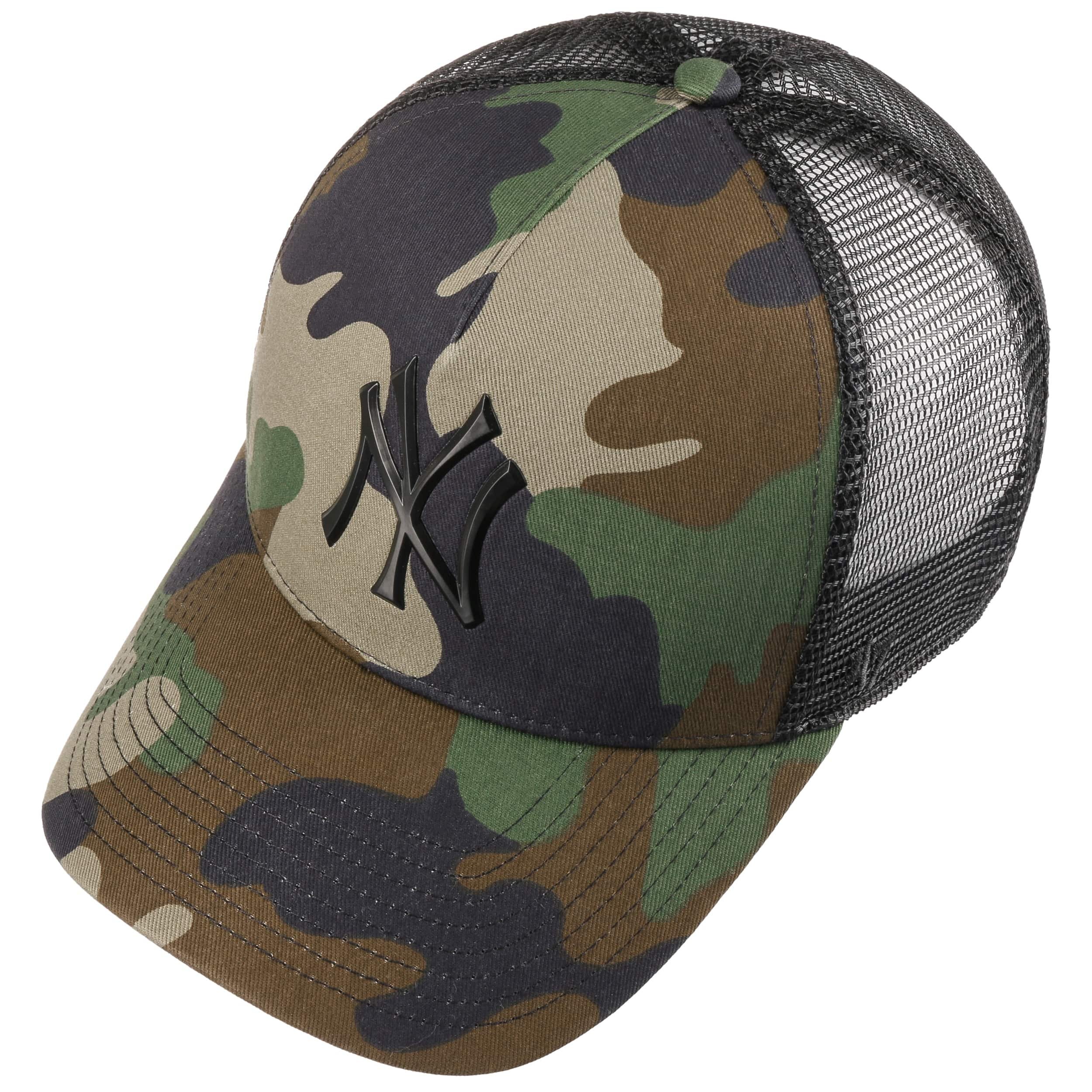 47 Brand Cappellino Trucker MVP Camo Boston Red Sox, Snapback Regolabile Con Rete - Unisex