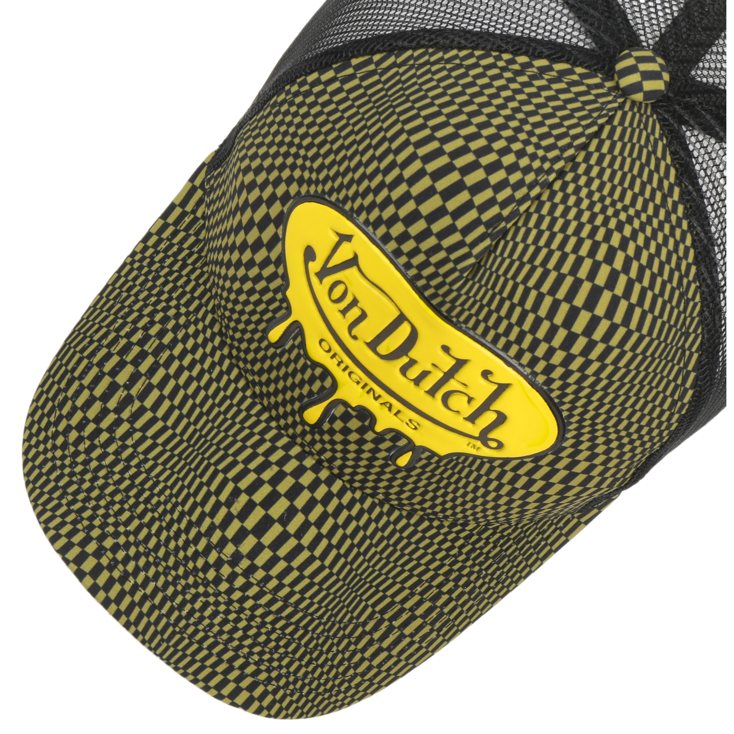 Casquette baseball Von Dutch Colors Jaune et Noir - Von Dutch