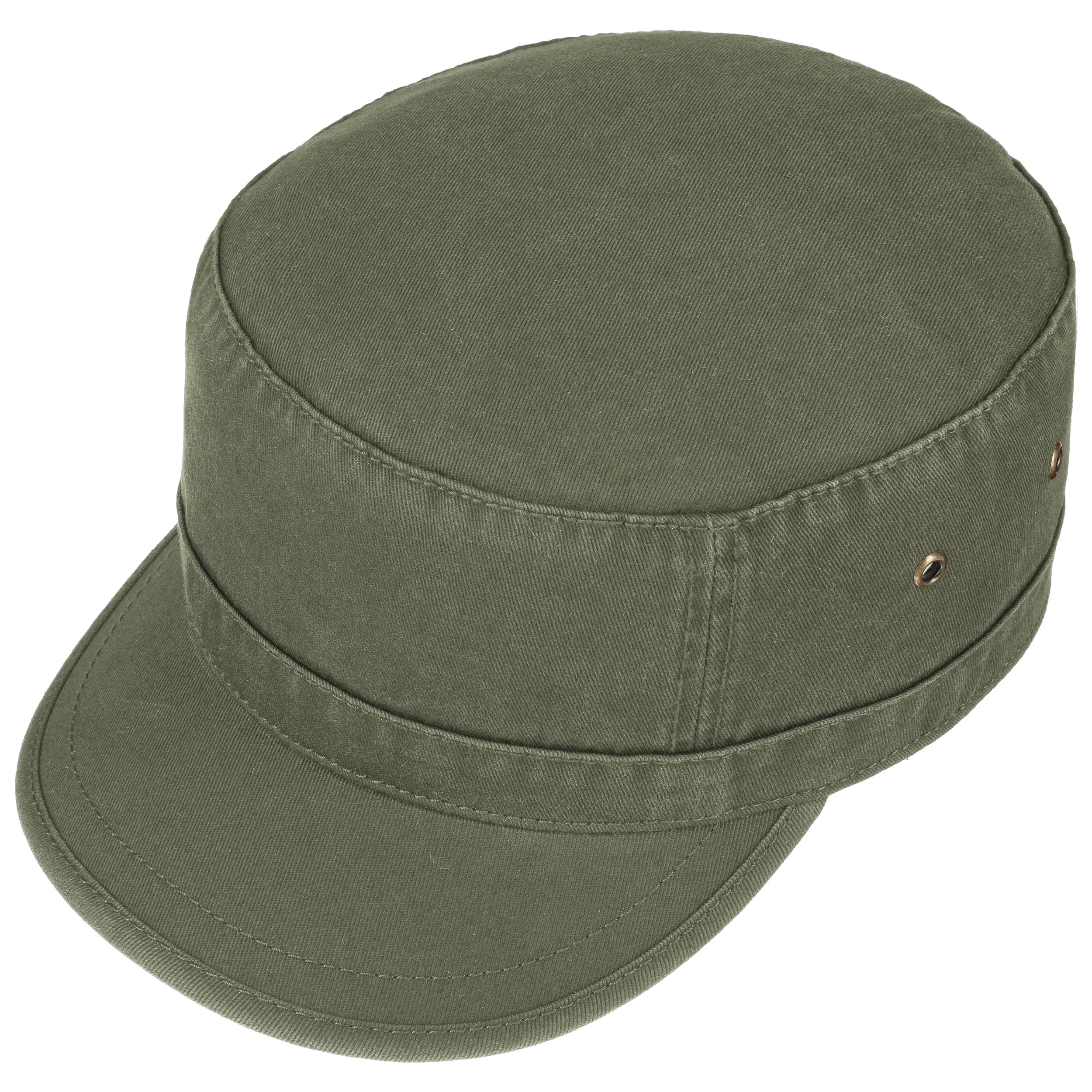 Casquette Militaire Vintage Unisexe En Denim Délavé - Coton, Taille Réglable 55-60 Cm - Style Cadet, Plat, Pour Homme Et Femme