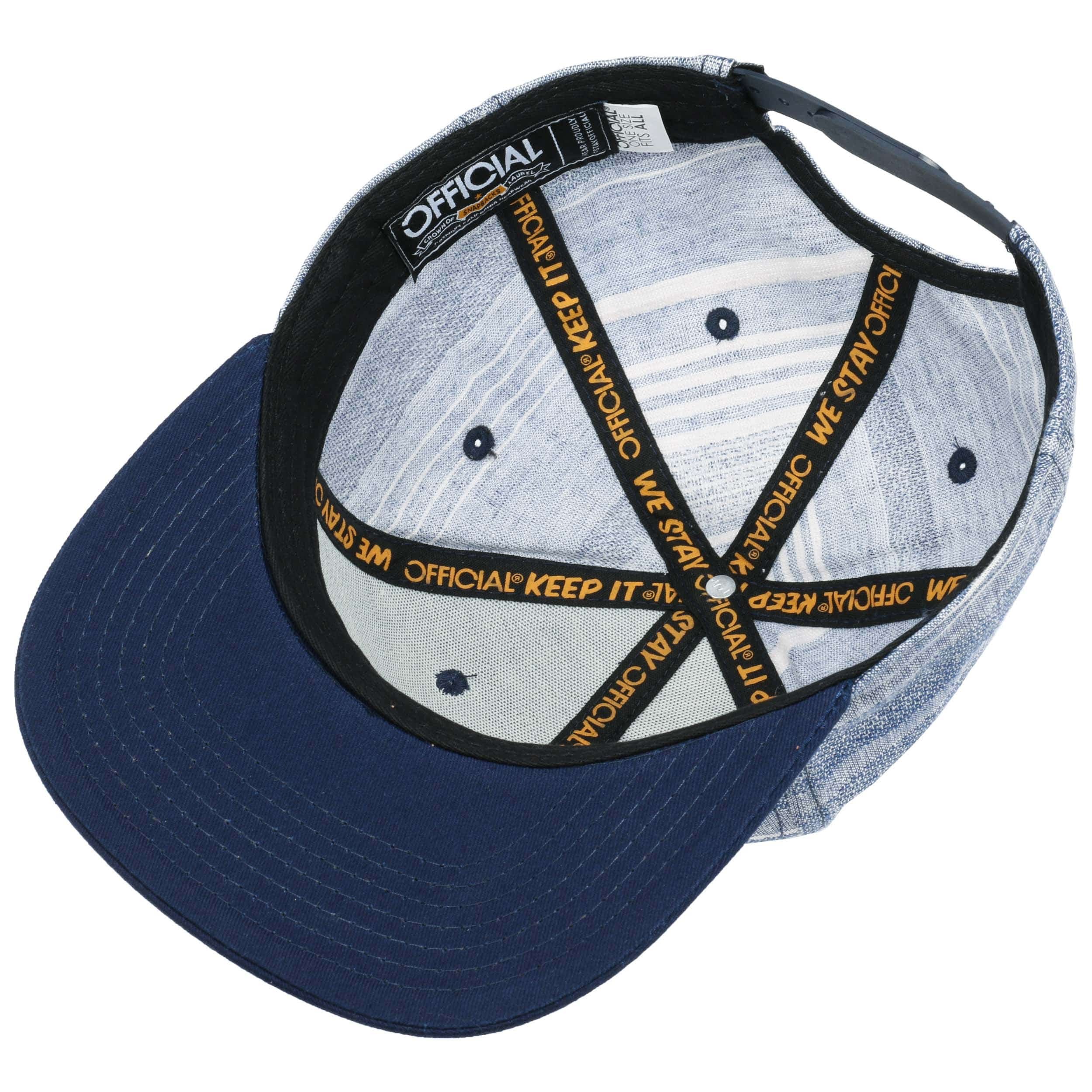 Casquette Baseball Snapback LOS ANGELES Broderie 3D Bleu/gris - LOGA Neuve