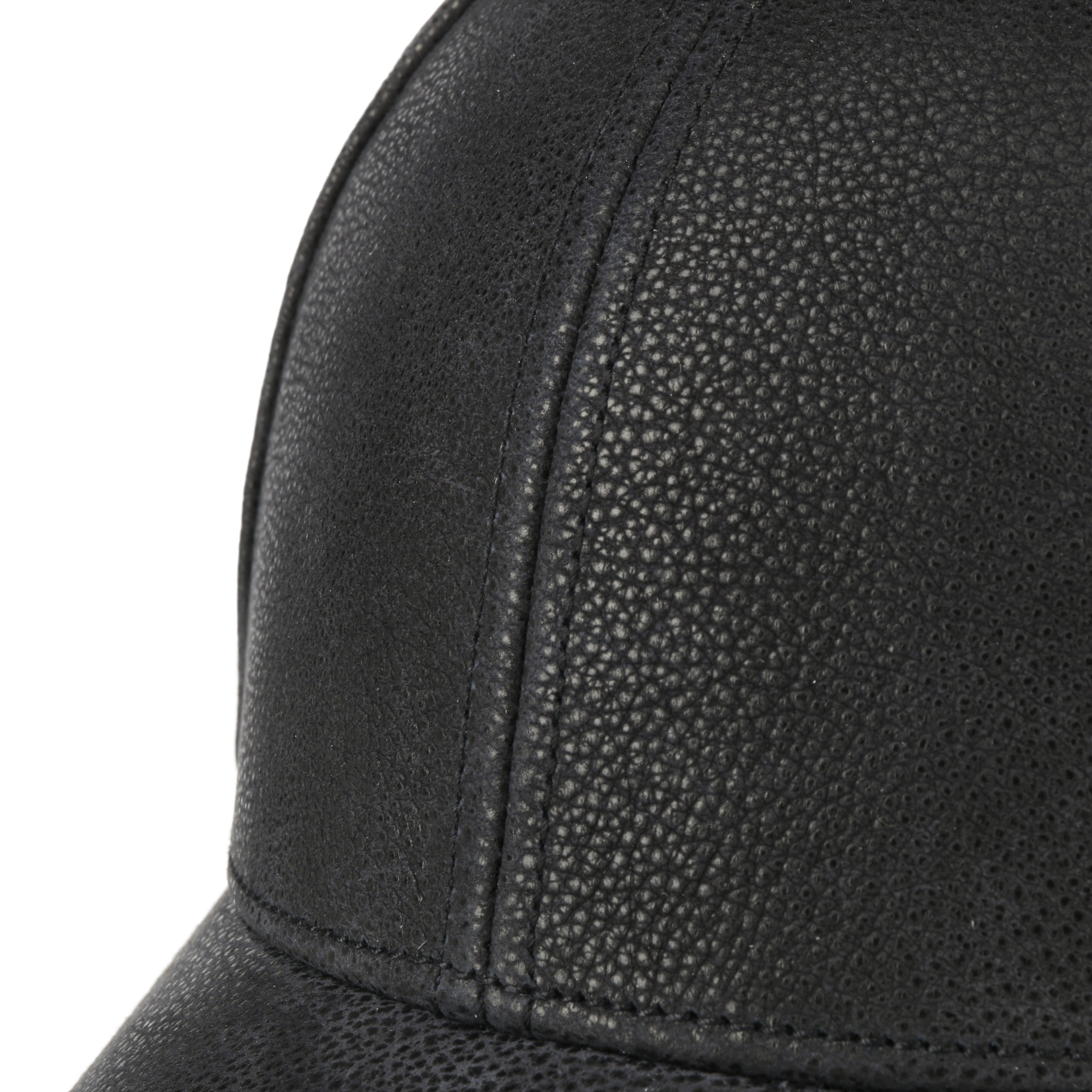 Casquette plate Stetson noir - redding cowhide dark par Stetson.