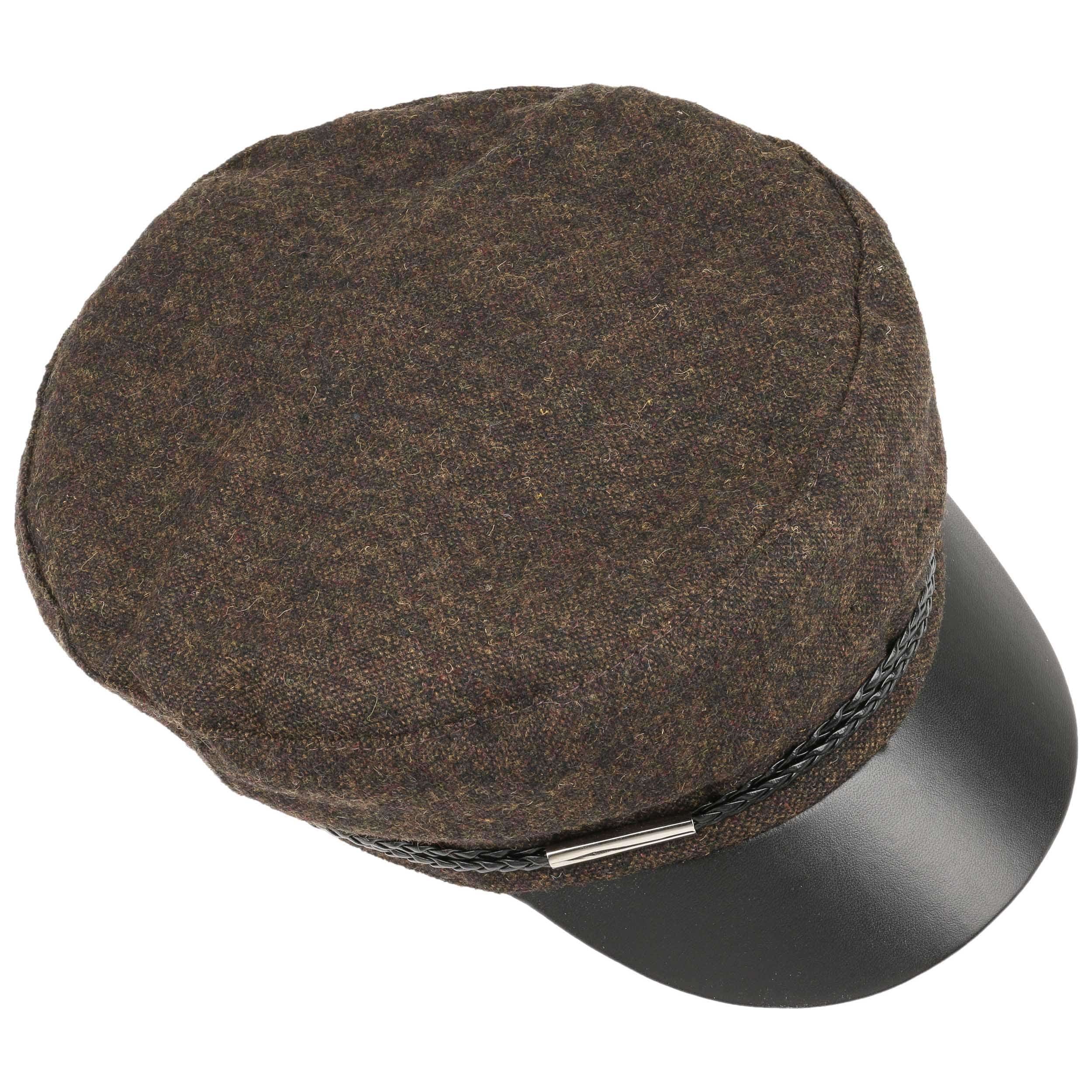 Casquette En Cuir Newsboy (Grec) HNVAVQ - Pour Homme Et Femme - Taille M à XL - Style Vintage Automne/Hiver