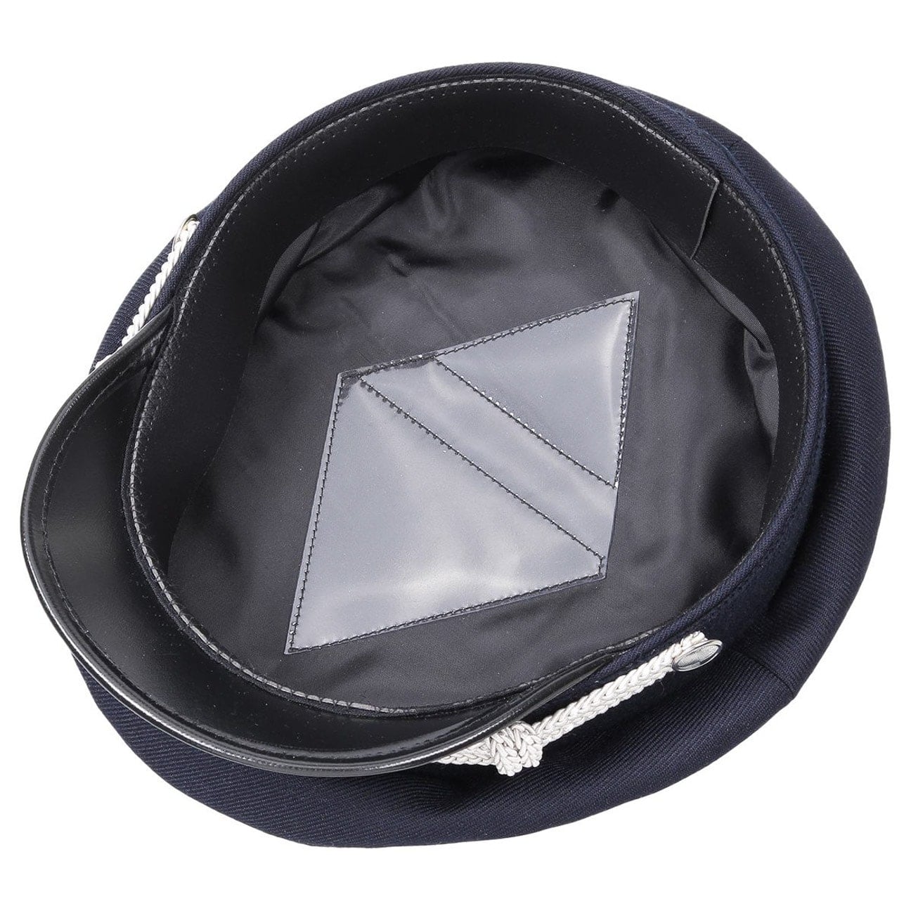 Armycrew Chapeau Newsboy 100 % coton pour enfant avec fermeture élastique réglable, Noir/blanc, Moyen