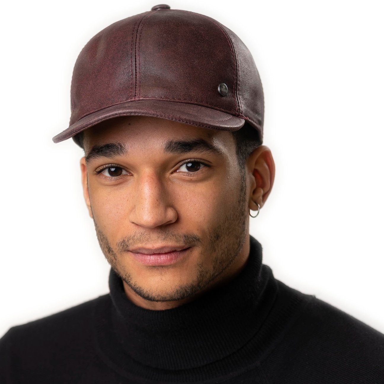 Casquette Plate En Cuir Homme Lierys - Fabriquée En Italie - Style Sport Printemps-été