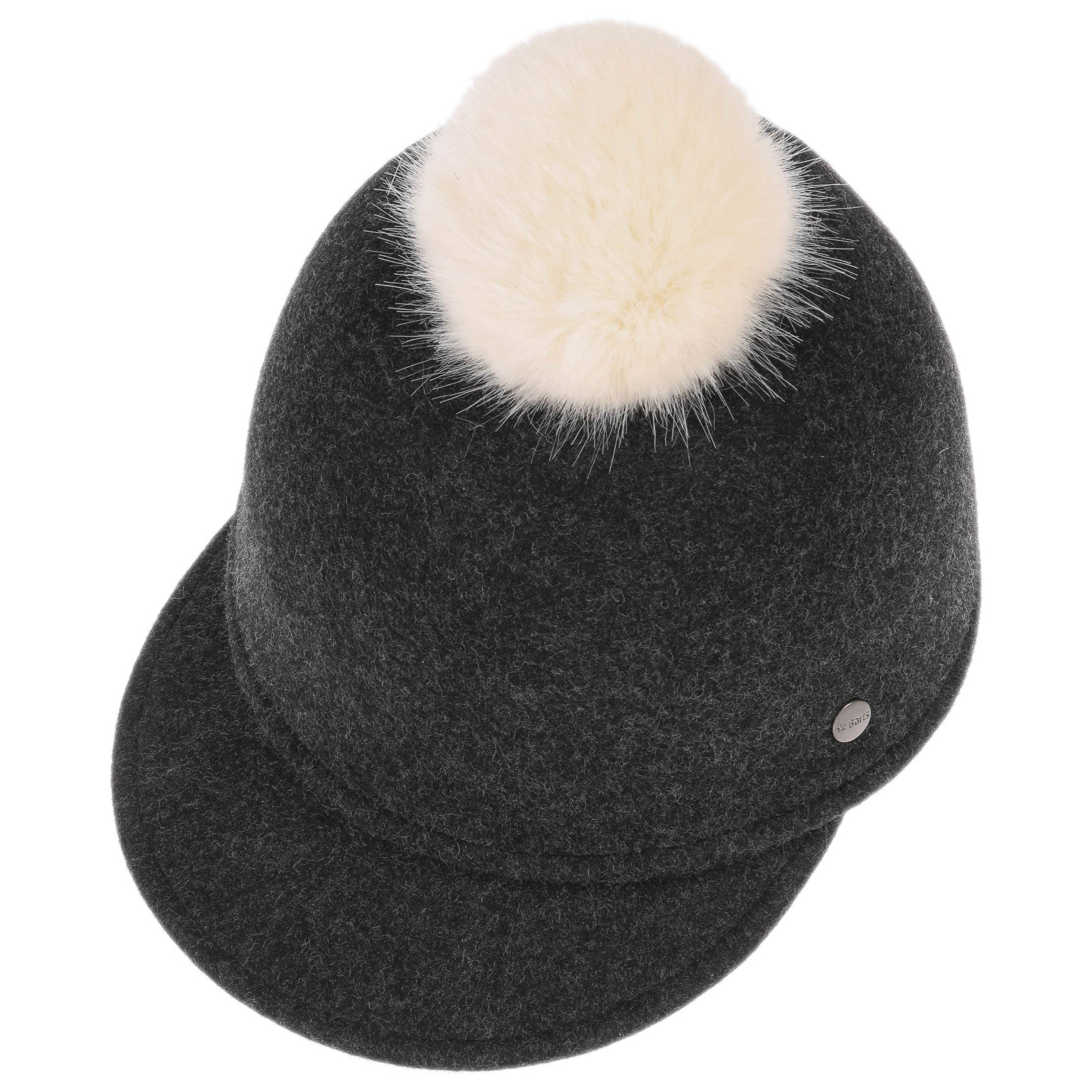 Casquette Femme Hiver Avec Pompon Bonnet Echarpe Tube Femme