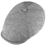 Stetson Bricksford – Casquette Plate 8 Pans En Lin Pur – Fabriqué En Allemagne – Unisex