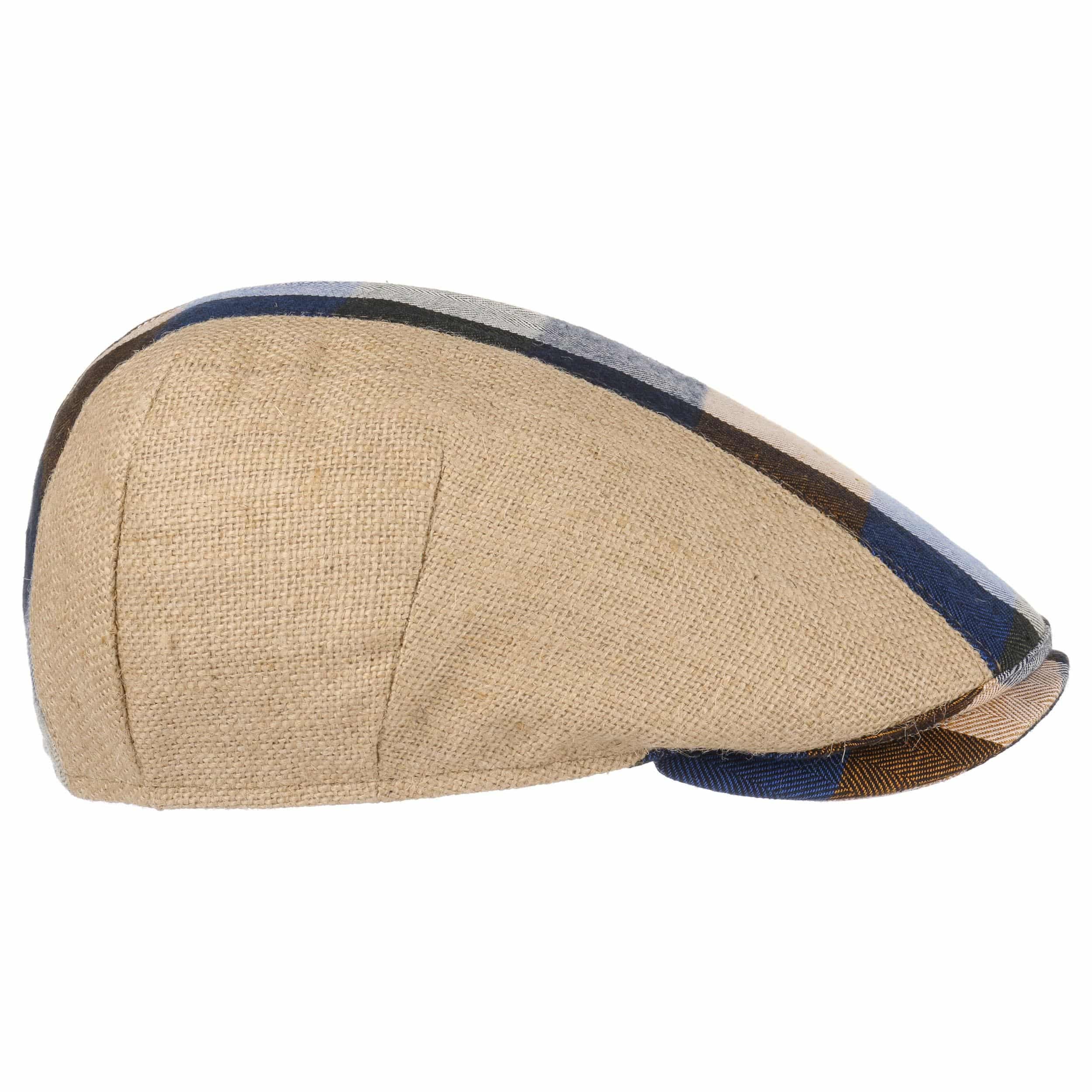 Casquette Plate En Cuir Patchwork Lierys - Fabriquée En Italie, Doublure, Visière, Style BCBG