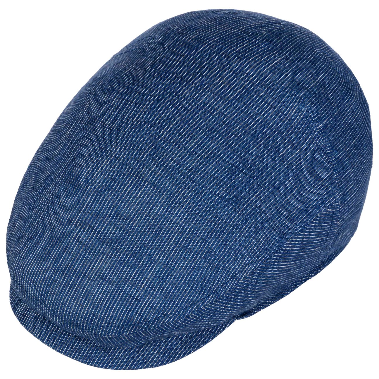 Casquette Stetson En Lin Hatteras - 8 Pans Avec Visière, Doublure Coton, Style été, Fabriquée En UE