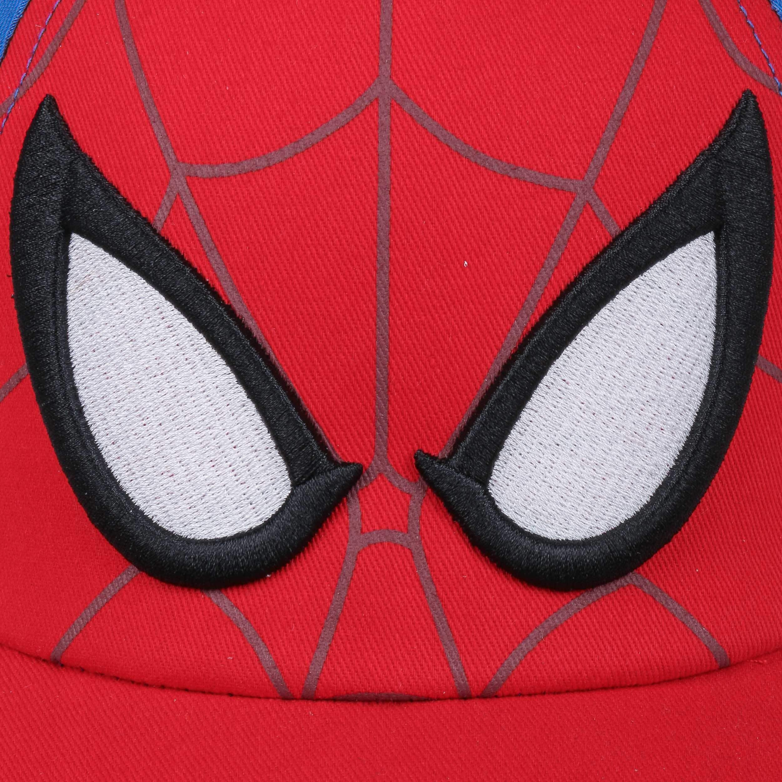 Casquette Spider-Man Marvel Pour Garçon 2-8 Ans - Taille 2-4 Ans (52 Cm) - En Coton/polyester, Sangle Réglable - Bleu - 10