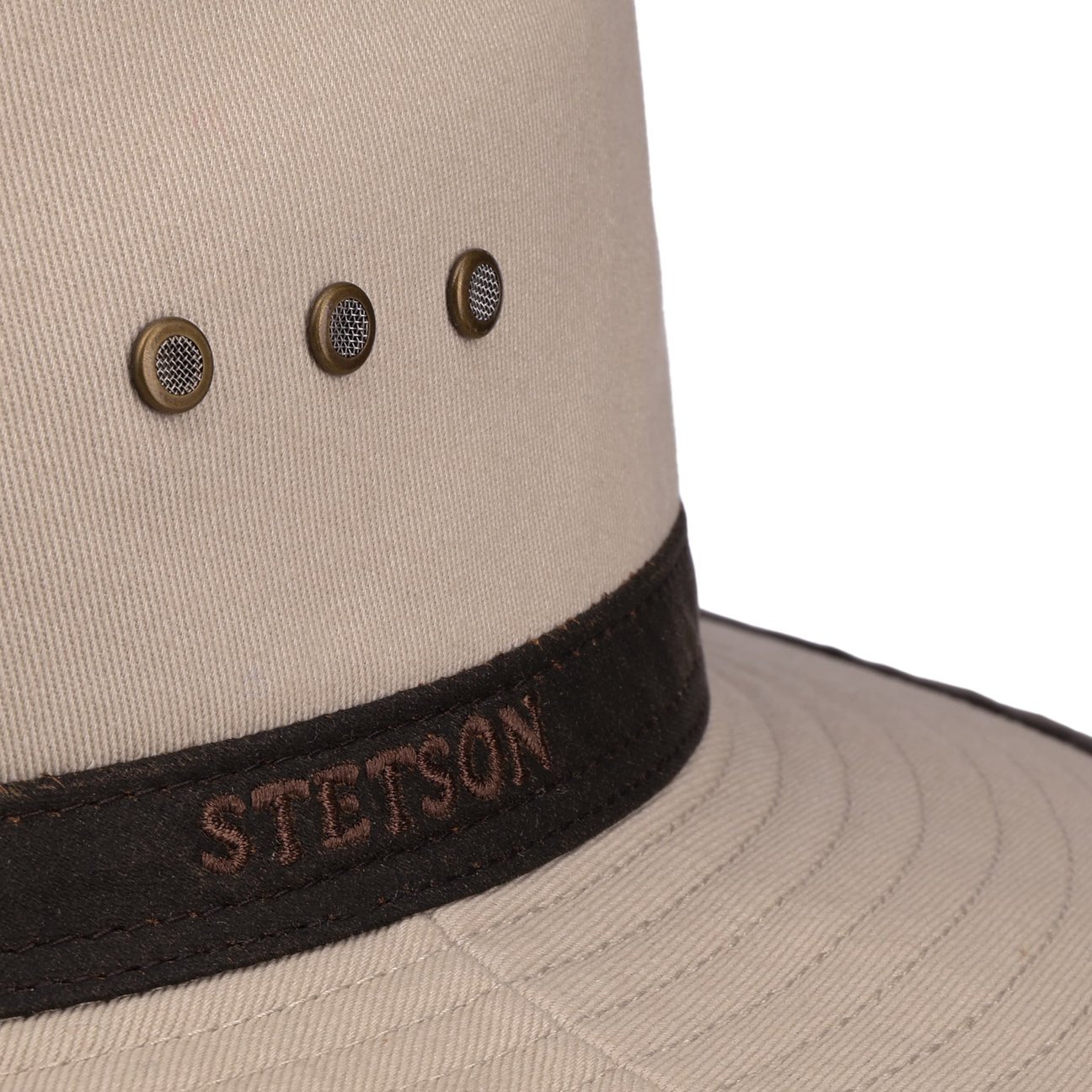STETSON Chapeau Avasun Waxed Traveller - Coton Ciré Outdoor Unisexe - Protection UV Et Intempéries