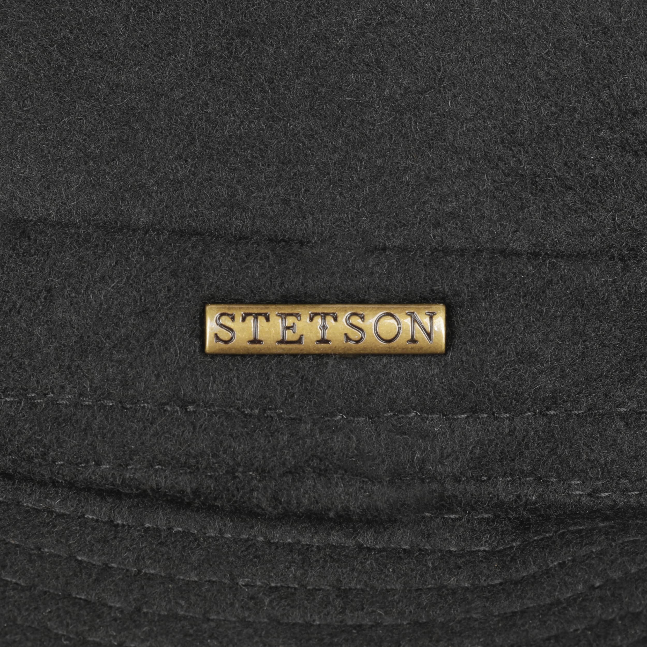 Chapeau Stetson Cowboy Vintage – Noir, Laine, Taille 6 7/8, Années 70, Upcyclé Pour Femme