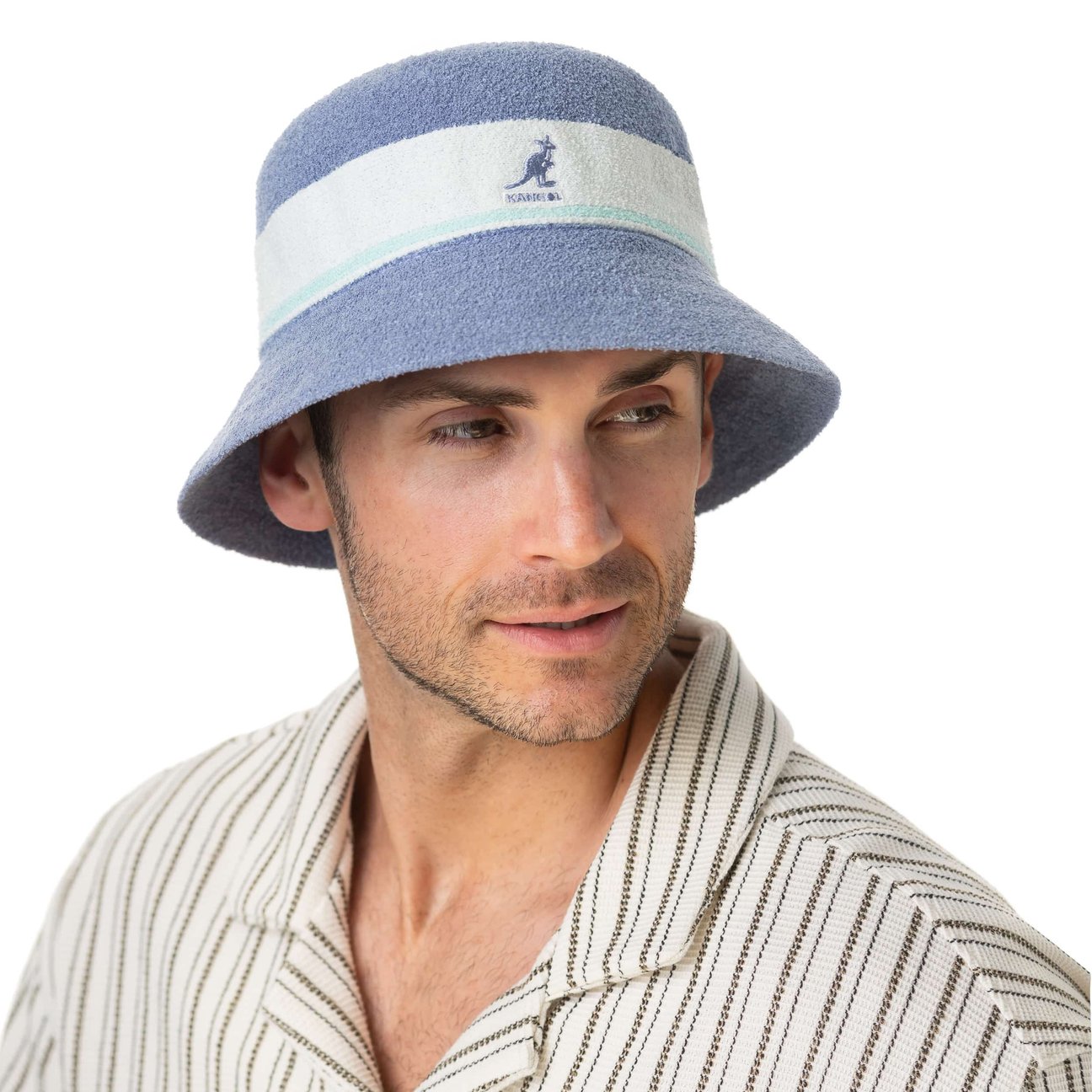 Chapeau Bermuda Stripe Bucket by Kangol 
