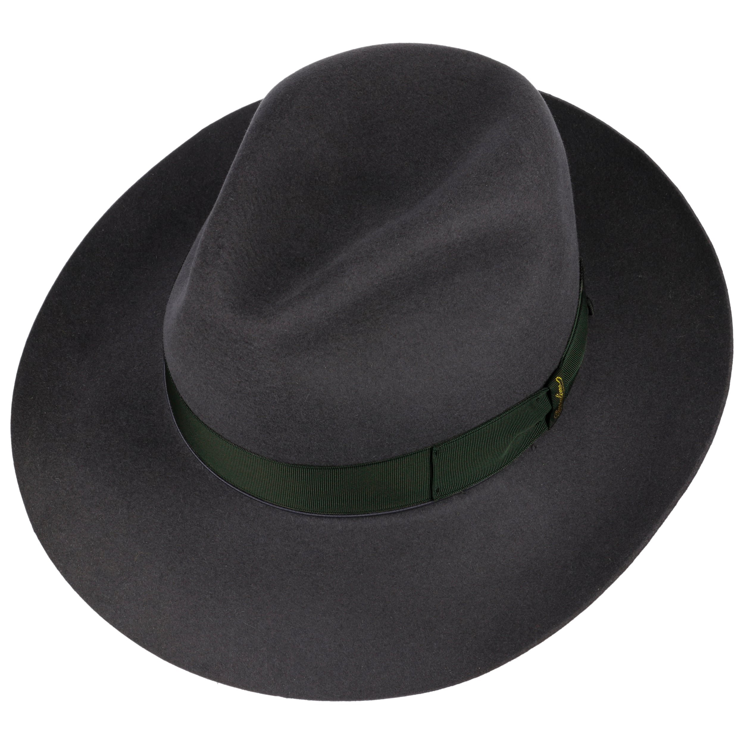 Chapeau Borsalino Bogart Marengo - Fait En Italie En Feutre De Poil De Lièvre, Bord 6.5 Cm