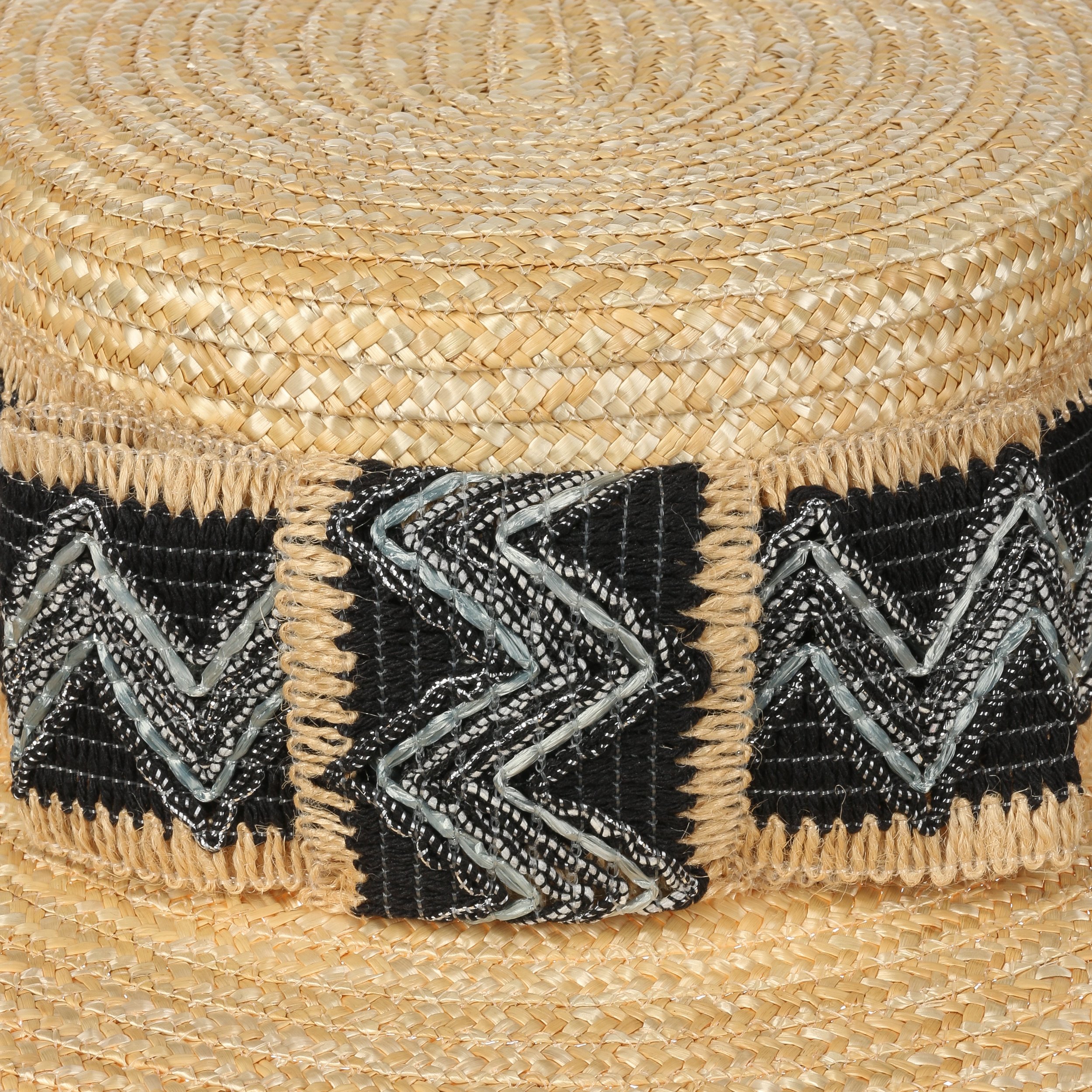 Lierys Chapeau Canotier En Feutre Femme Homme - Made In Italy, Laine Avec Ruban Gros Grain, Idéal Printemps Été Automne Hiver